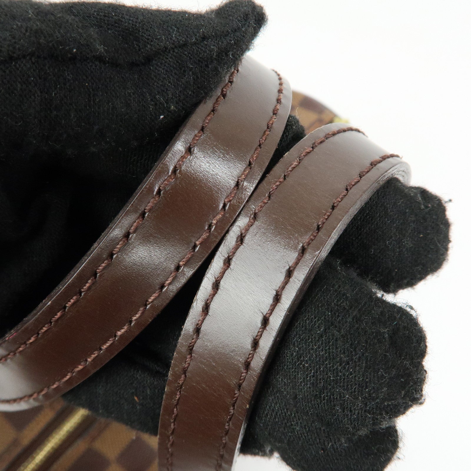 Louis Vuitton Damier Ebene Papillon 30 Hand Bag Brown N51303