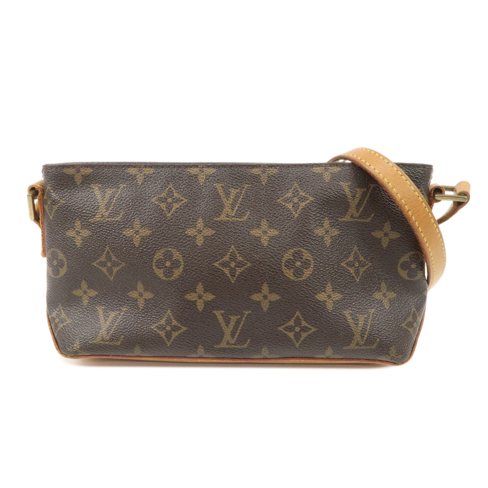 Louis Vuitton Monogram Trotteur Shoulder Bag Brown M51240