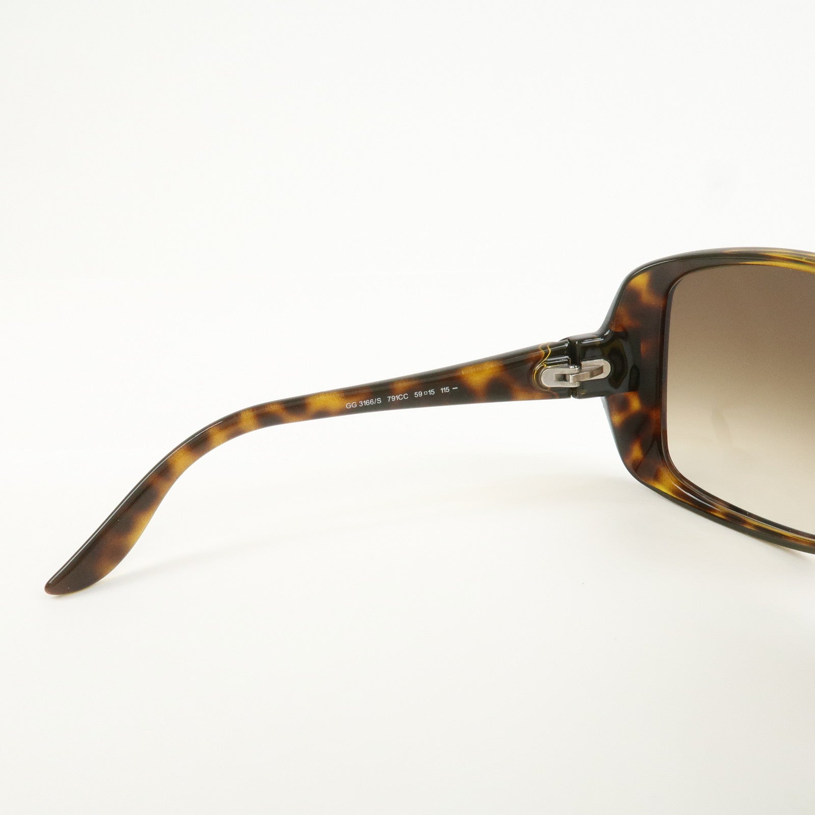 GUCCI Interlocking G Plastic Tortoiseshell GG 3166/S 59□15-115