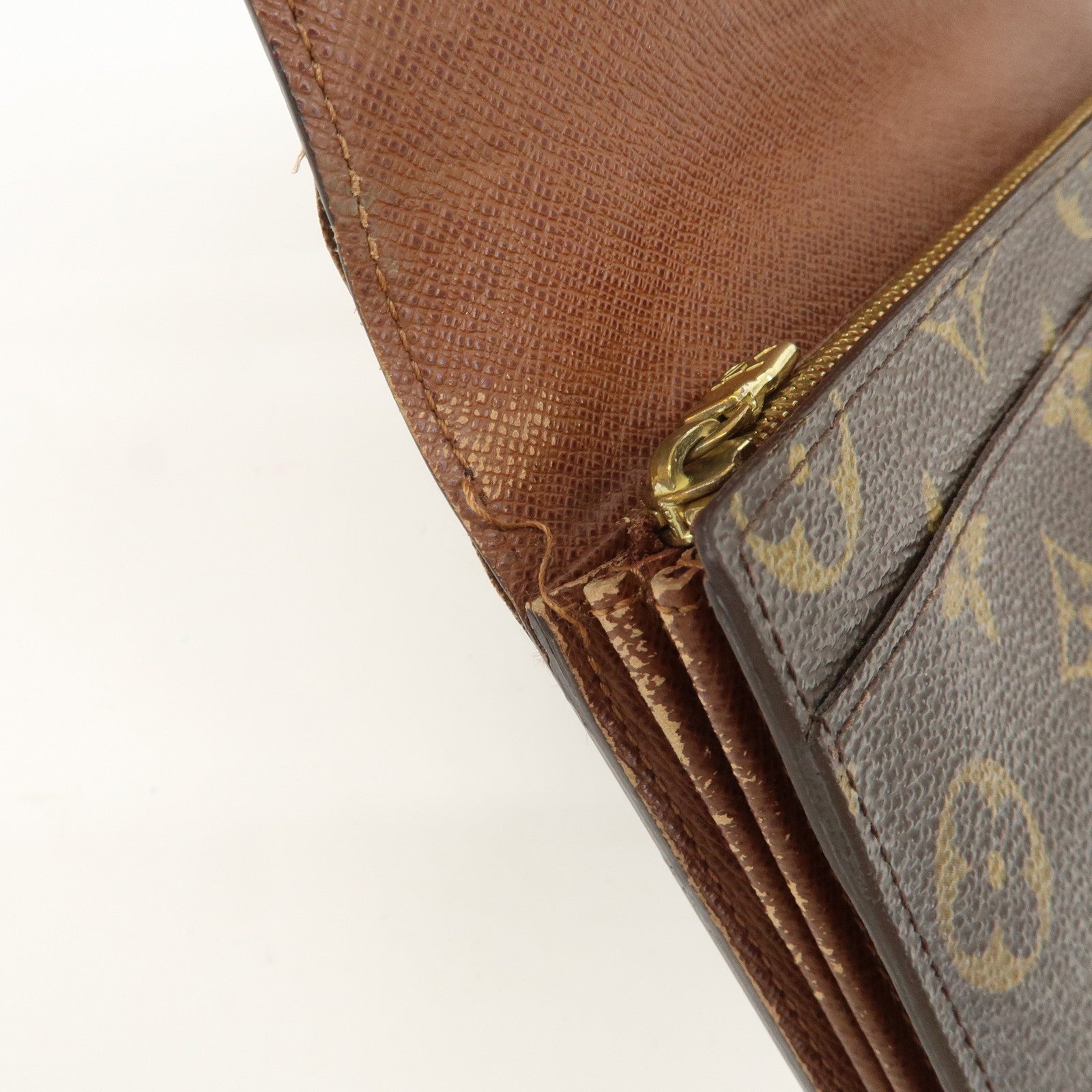Louis Vuitton Set of 3 Monogram Long Wallet M60017 M61200 M61726 Used