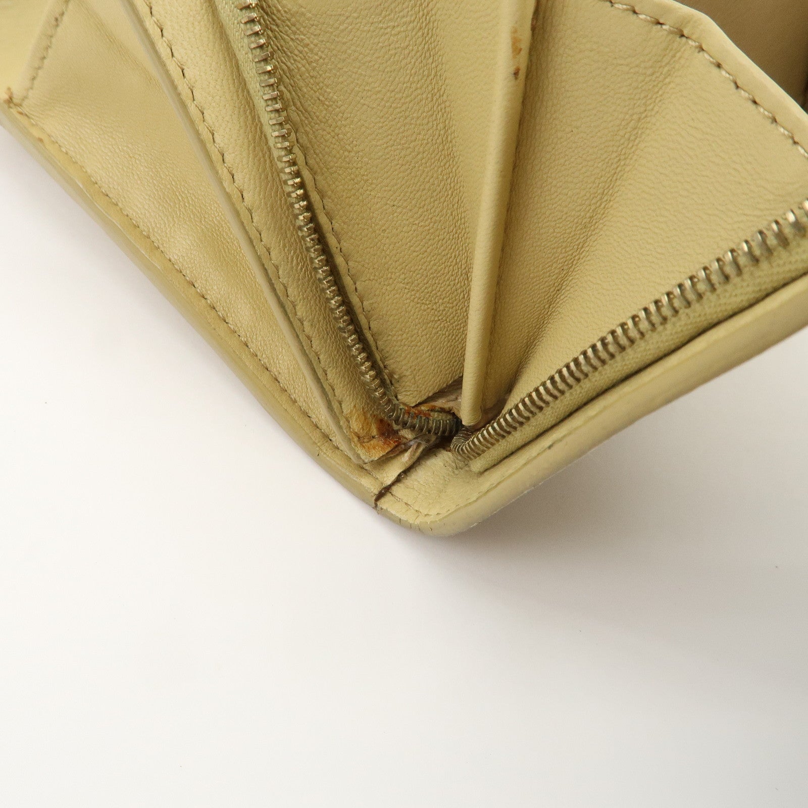 BOTTEGA VENETA Intrecciato Set of 2 Wallet Yellow 114075/150509