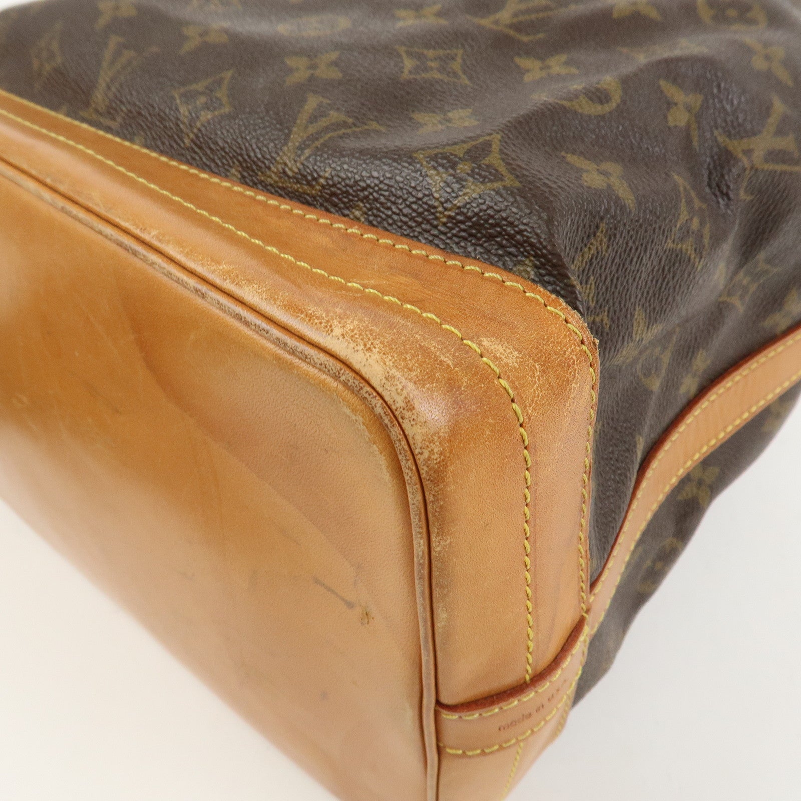 Louis Vuitton Monogram Noe Shoulder Bag Hand Bag Brown M42224