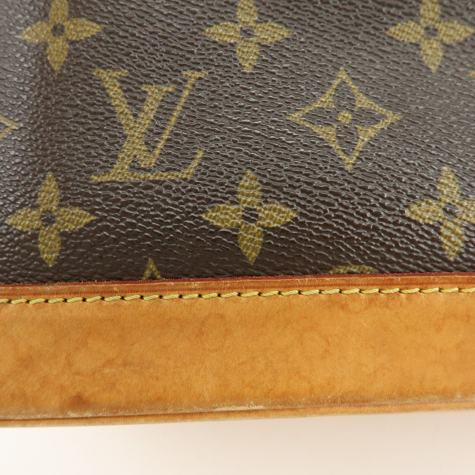 Louis Vuitton Monogram Alma Hand Bag Brown M51130