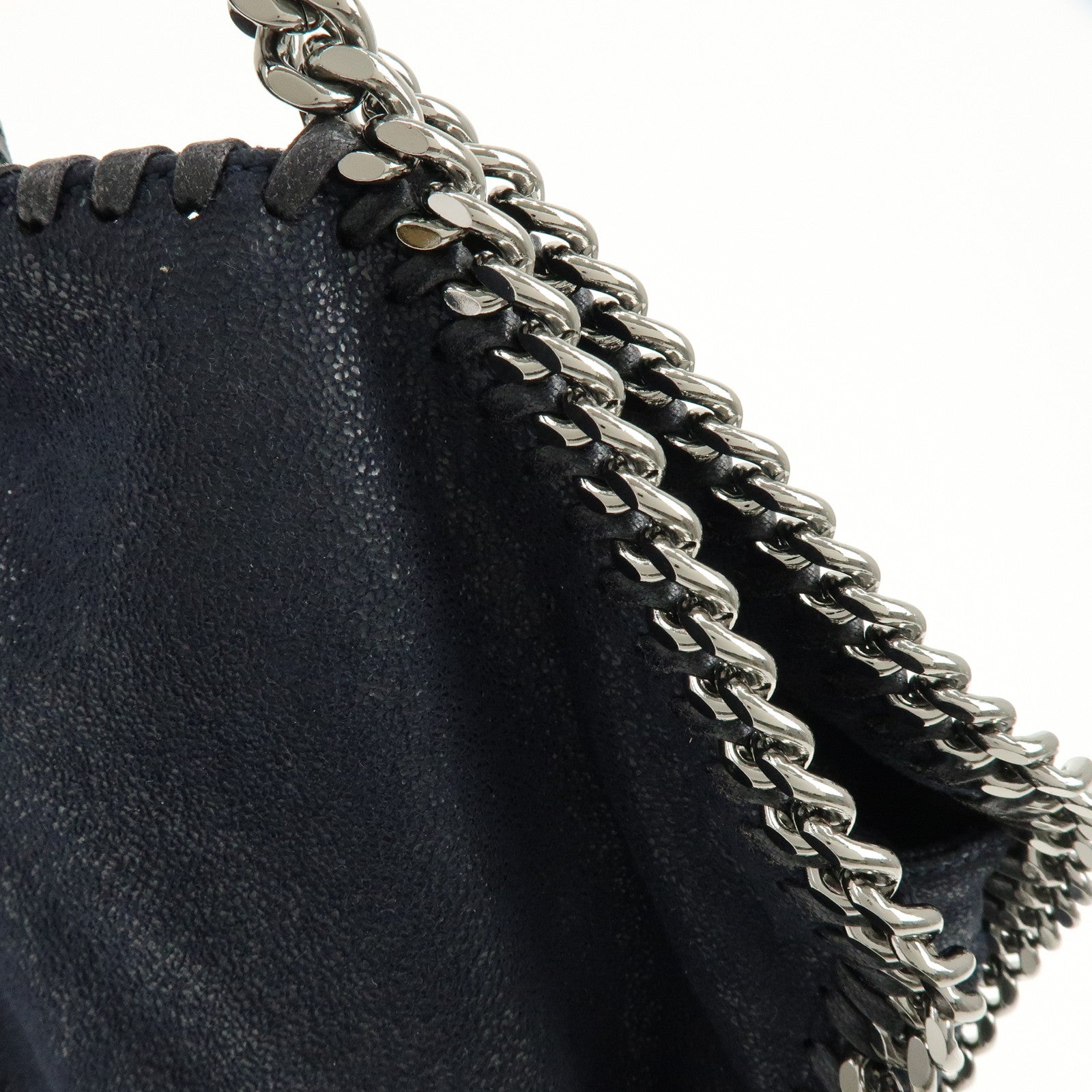 STELLA MCCARTNEY Falabella Faux Leather 2Way Bag Dark Navy 234387