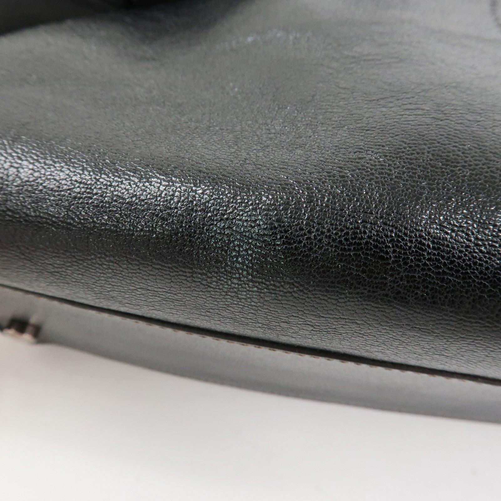 Cartier Must Line Calf Leather Marcello Hand Bag Dark Brown