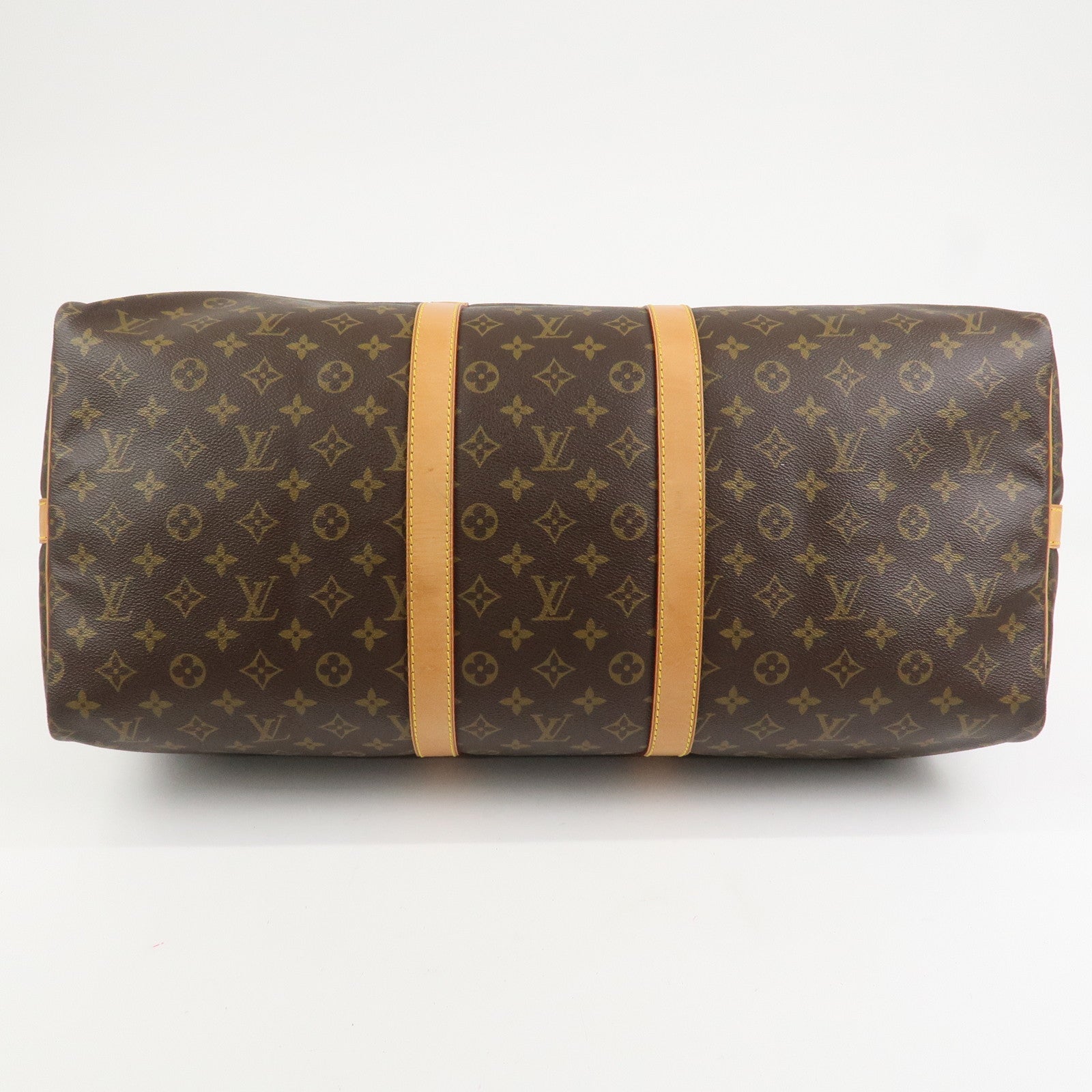 Louis Vuitton Monogram Keep All Bandouliere 55 Boston Bag M41414