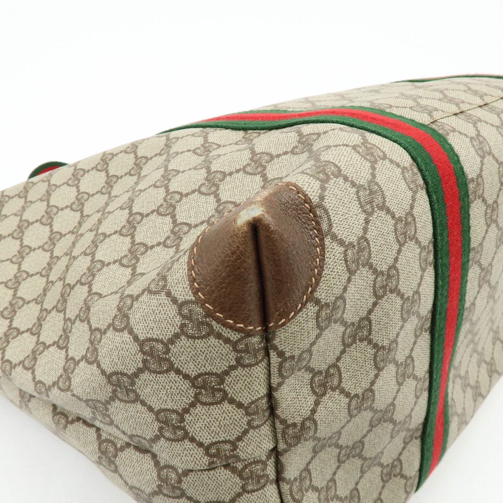 GUCCI Sherry Interlocking G GG Supreme Tote Bag Beige 012・39・6211