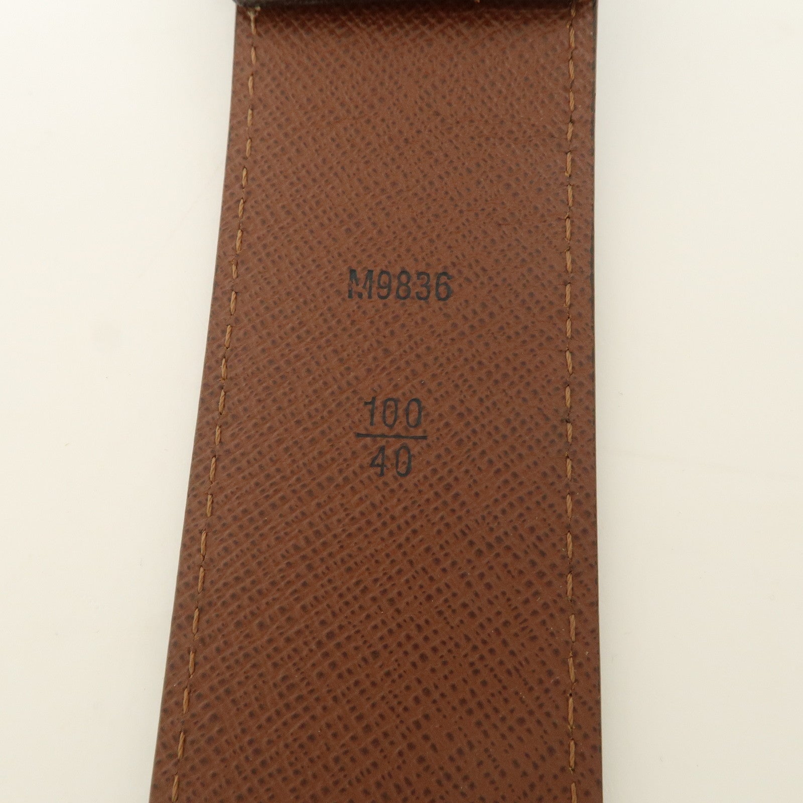 Louis Vuitton Monogram Belt For Ceinture Pochette Duo Bag M9836