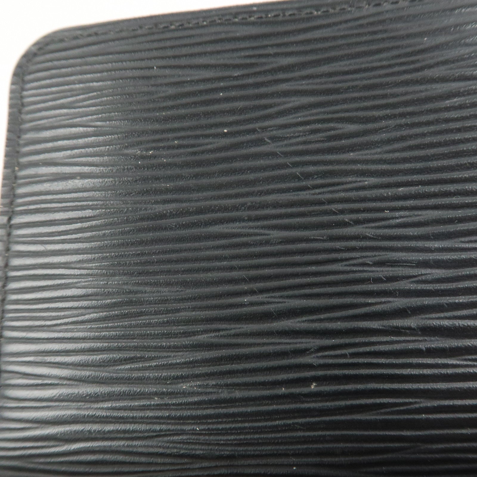 Louis Vuitton Epi Leather Zippy Coin Case Wallet Noir M60152