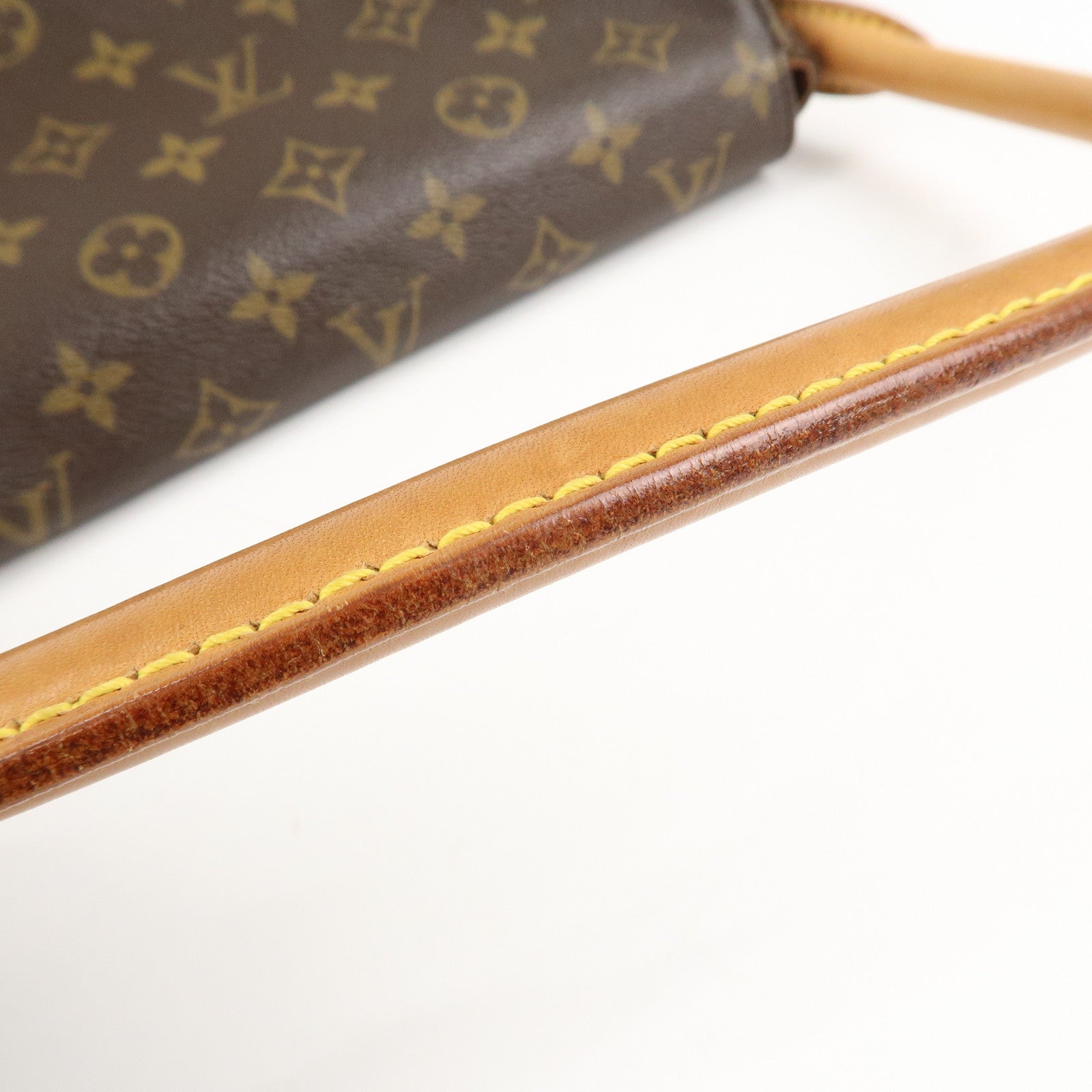 Louis Vuitton Monogram Mini Looping Shoulder Bag Brown M51147 Used