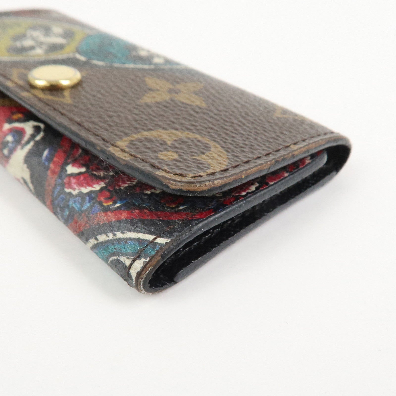 Louis Vuitton Monogram Kansai Yamamoto Multicles 4 Key Case Brown