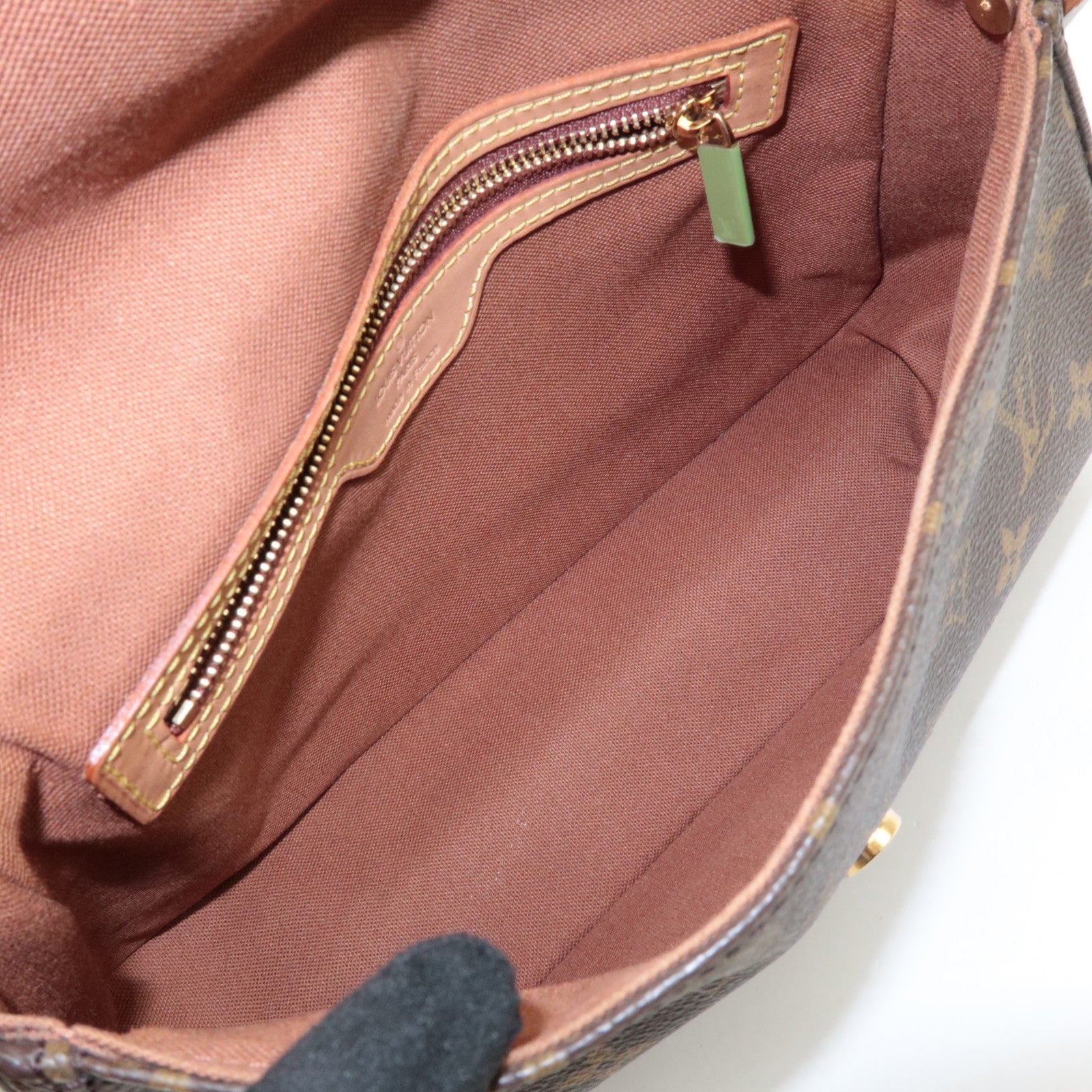 Louis Vuitton Monogram Mini Looping Shoulder Bag Brown M51147 Used