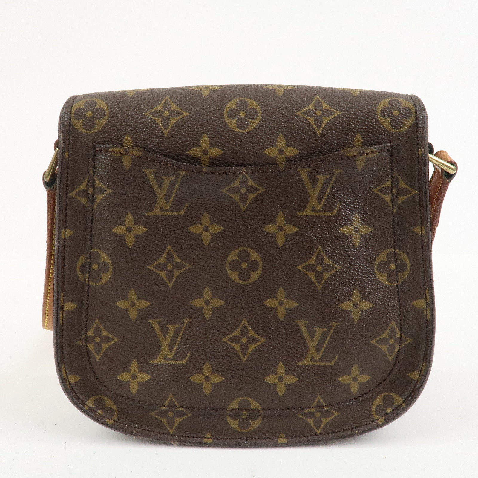 Louis Vuitton Monogram Saint Cloud MM Shoulder Bag Brown M51243
