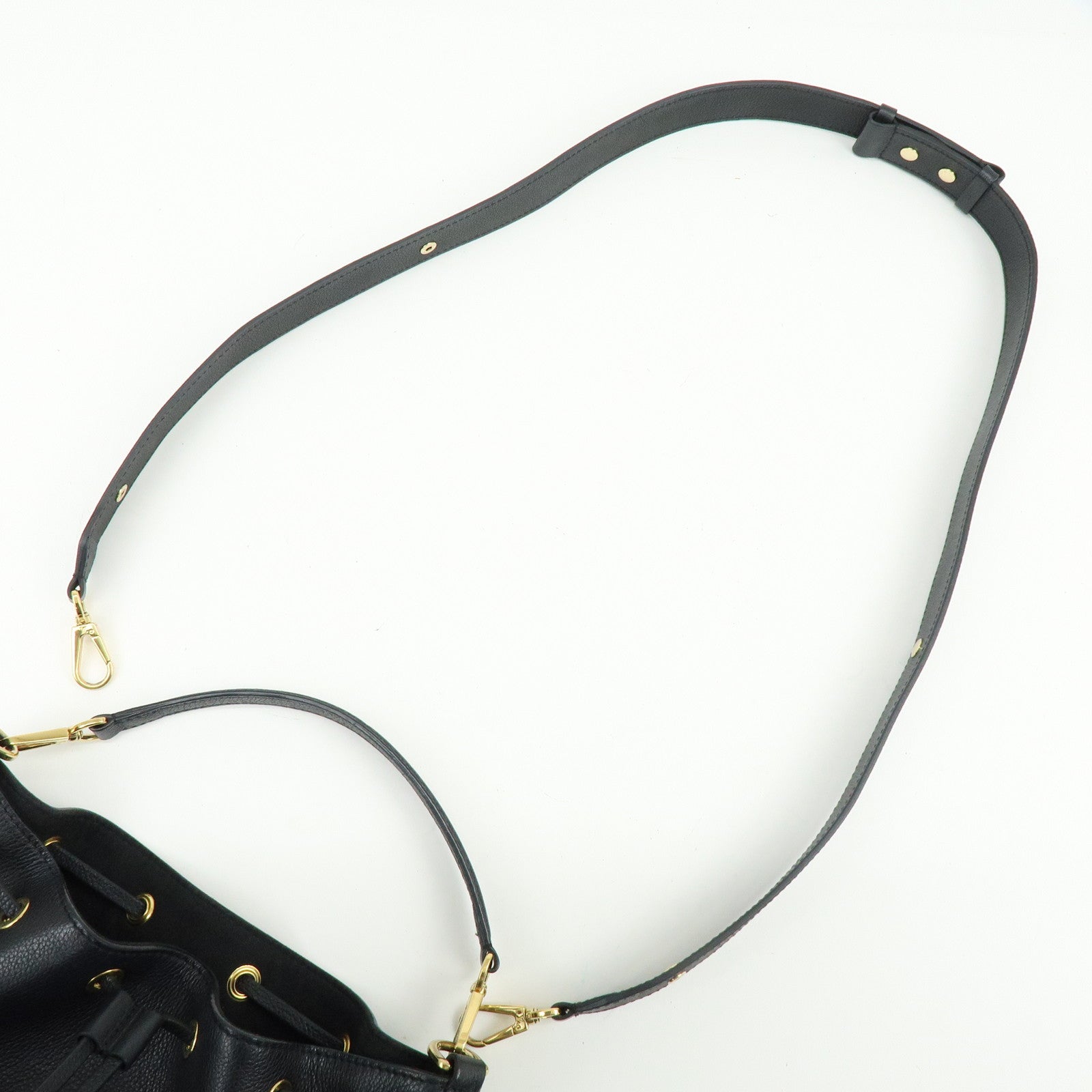 Louis Vuitton Lockme Bucket NV 2Way Bag Hand Bag Black M57687