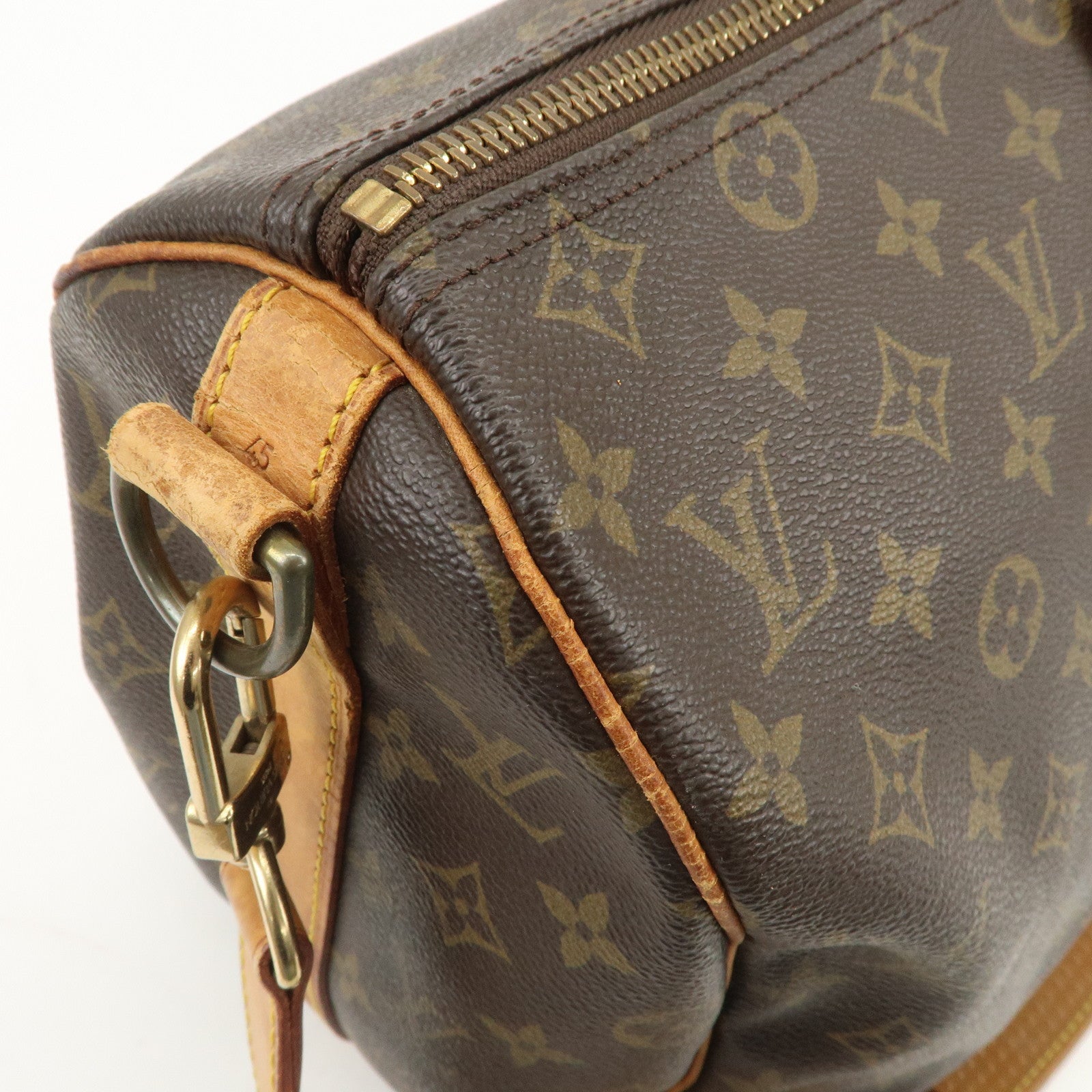 Louis Vuitton Monogram Keep All Bandouliere 45 Boston Bag M41418