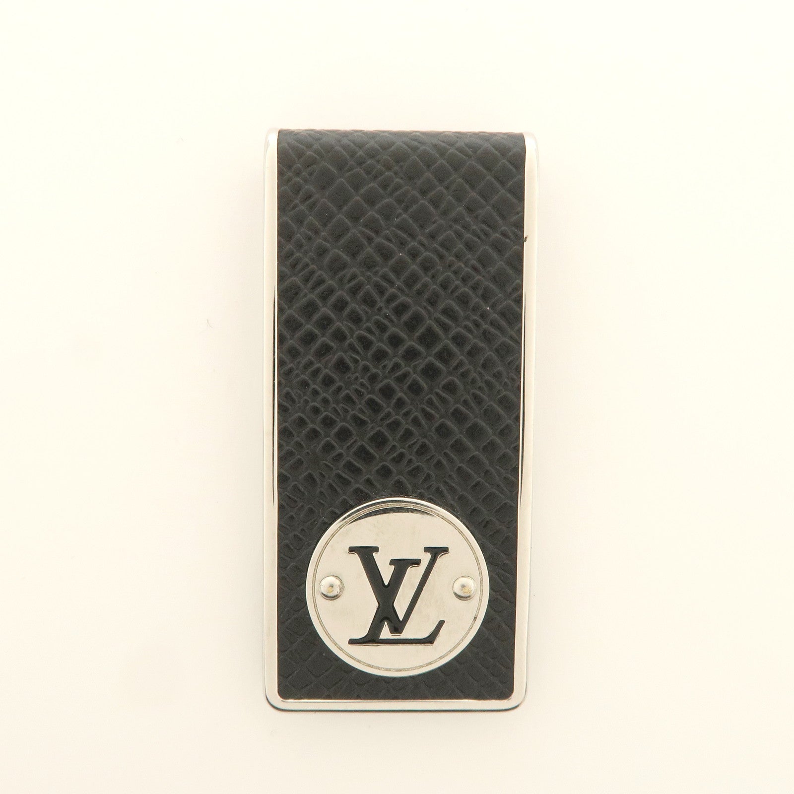 Louis Vuitton Pince Billets Neo LV Club Money Clip Black M63069 Used