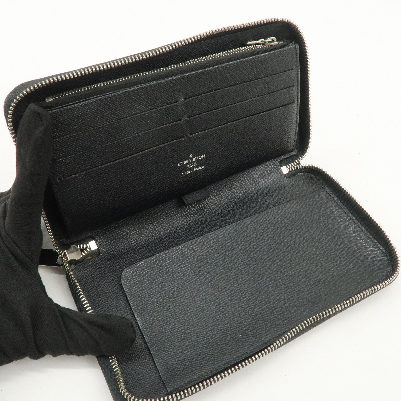 Louis Vuitton Monogram Epi Leather Set of 3 Long Wallet Brown Black
