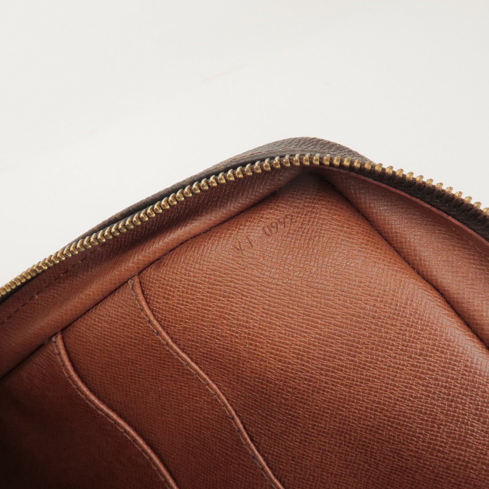 Louis Vuitton Monogram Porte Documents Voyage Bag Brown M53361