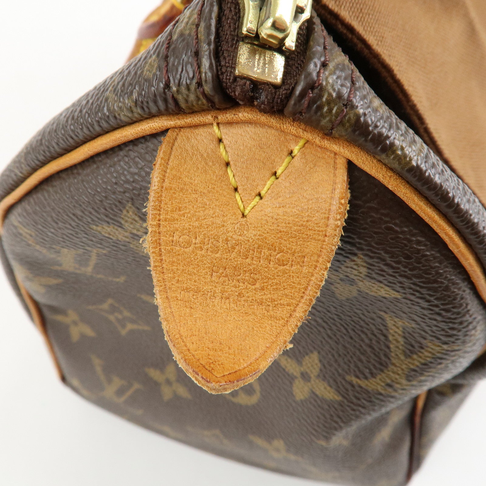 Louis Vuitton Monogram Speedy 25 Hand Bag Boston Bag M41528 Used