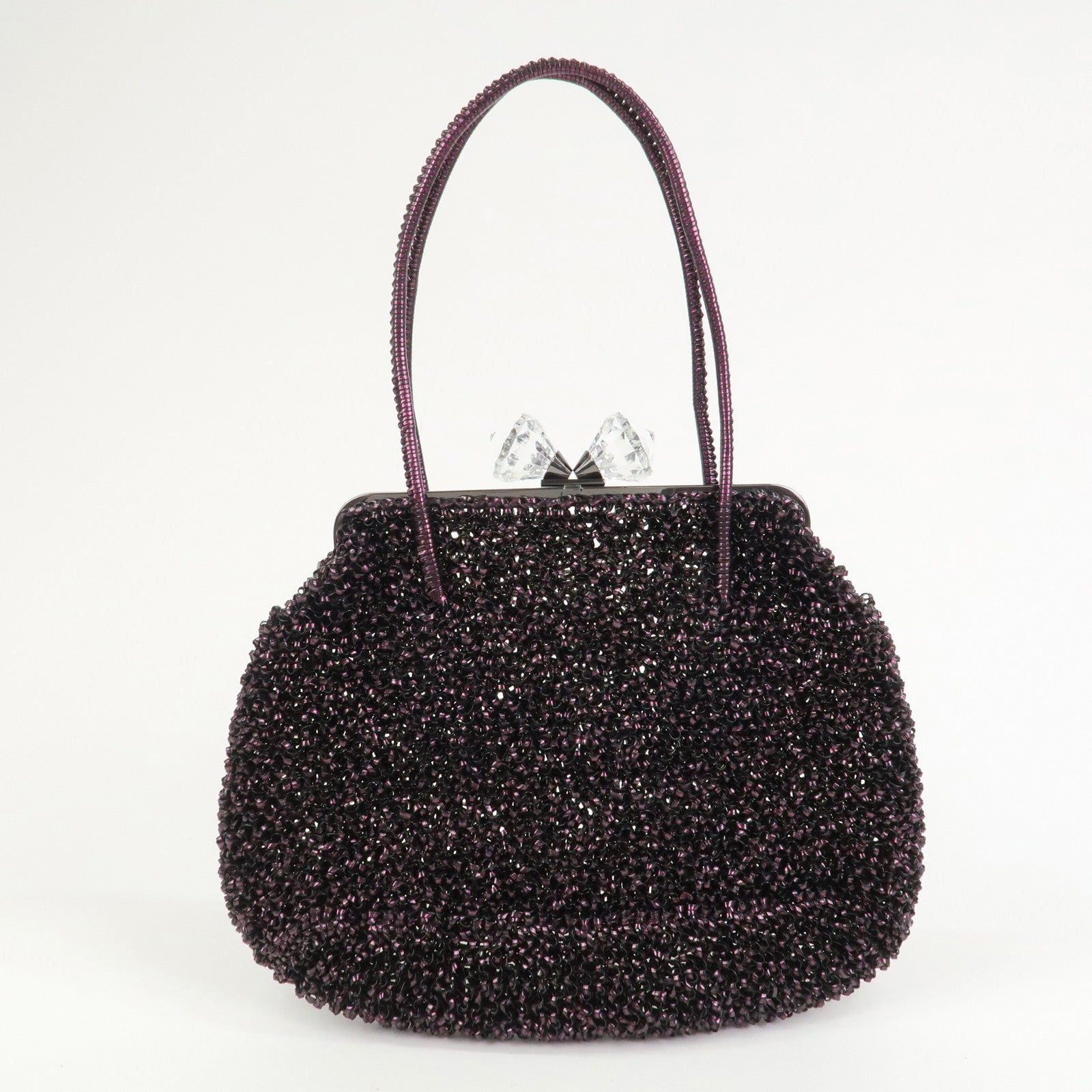 ANTEPRIMA Wire Bag PVC Hand Bag Shoulder Bag Black Pink