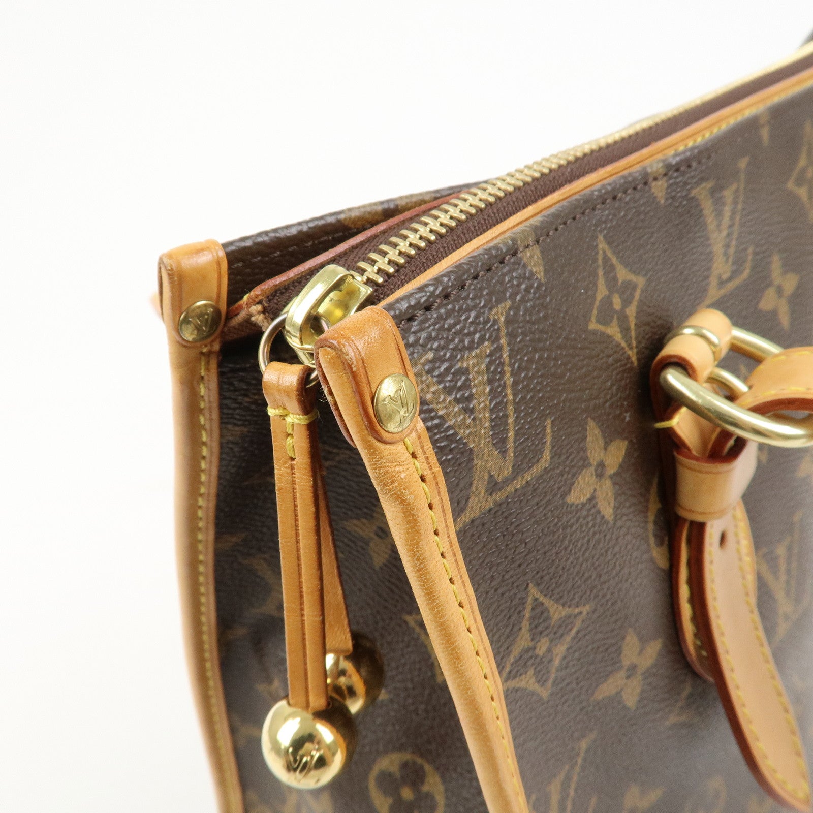 Louis Vuitton Monogram Popincourt Haut Shoulder Bag Brown M40007