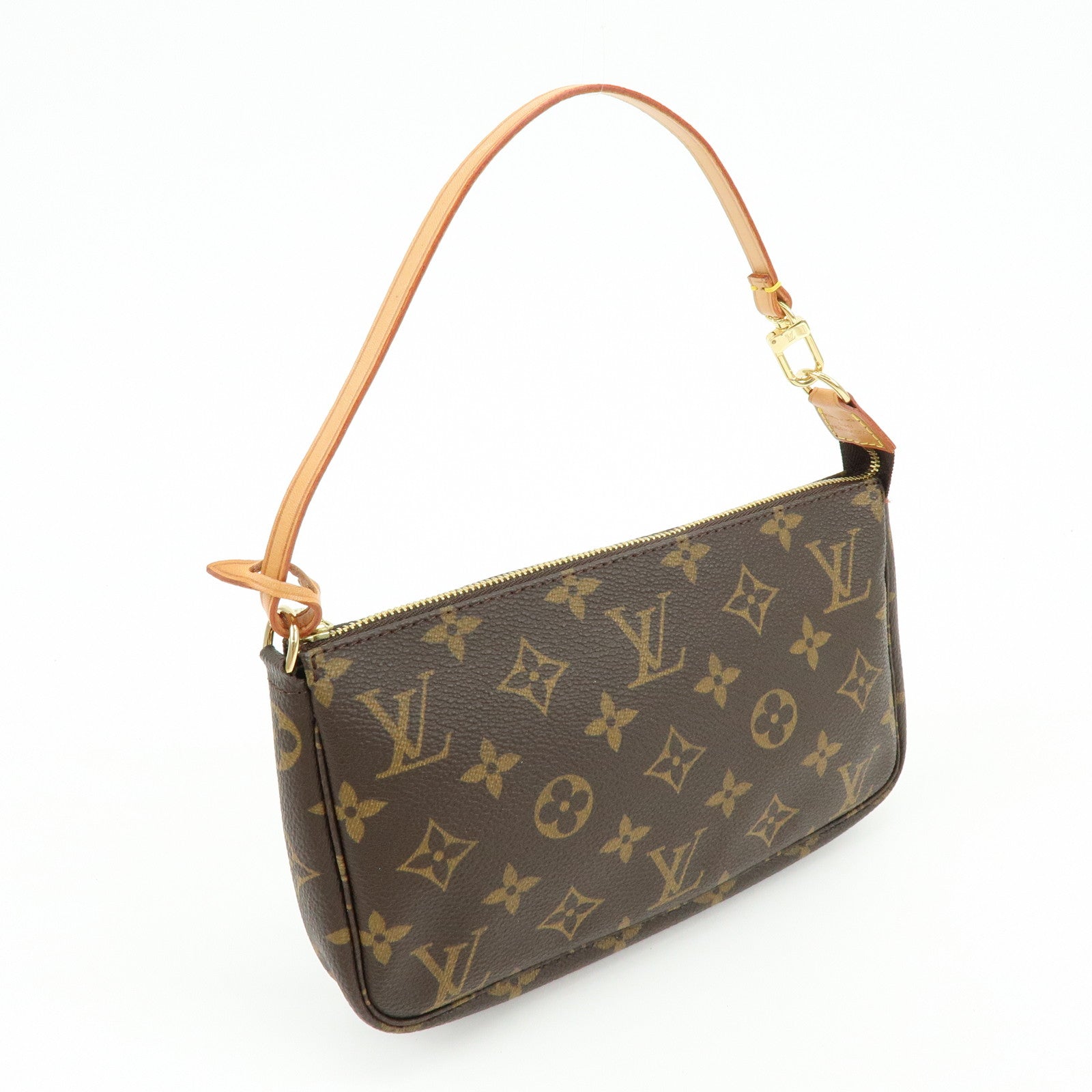 Louis Vuitton Monogram Pochette Accessoires Pouch Hand Bag M51980