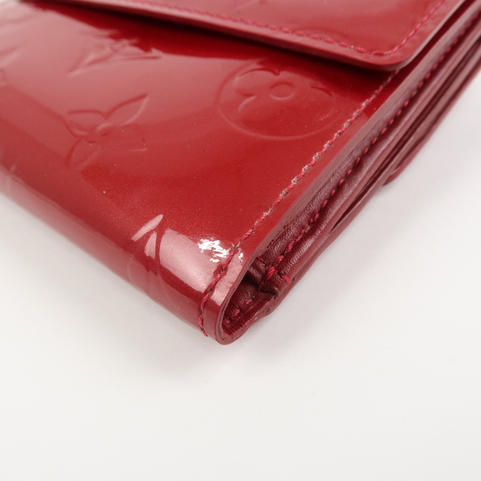 Louis Vuitton Vernis Porte Monnaie Billets Cartes de Credit M91982