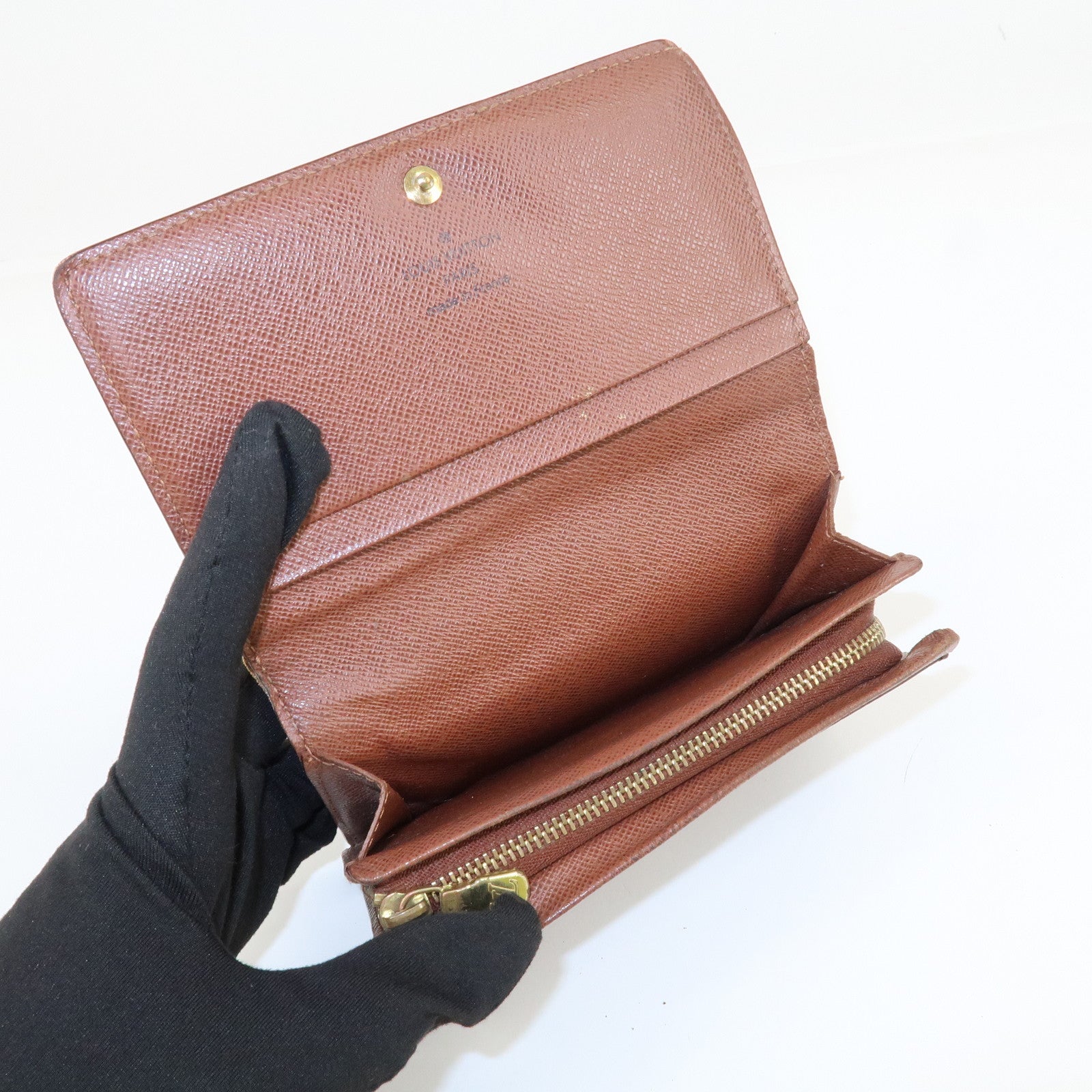 Louis Vuitton Set of 4 Monogram Wallet Key Case M61215 M61735 M62630 M61818 Used