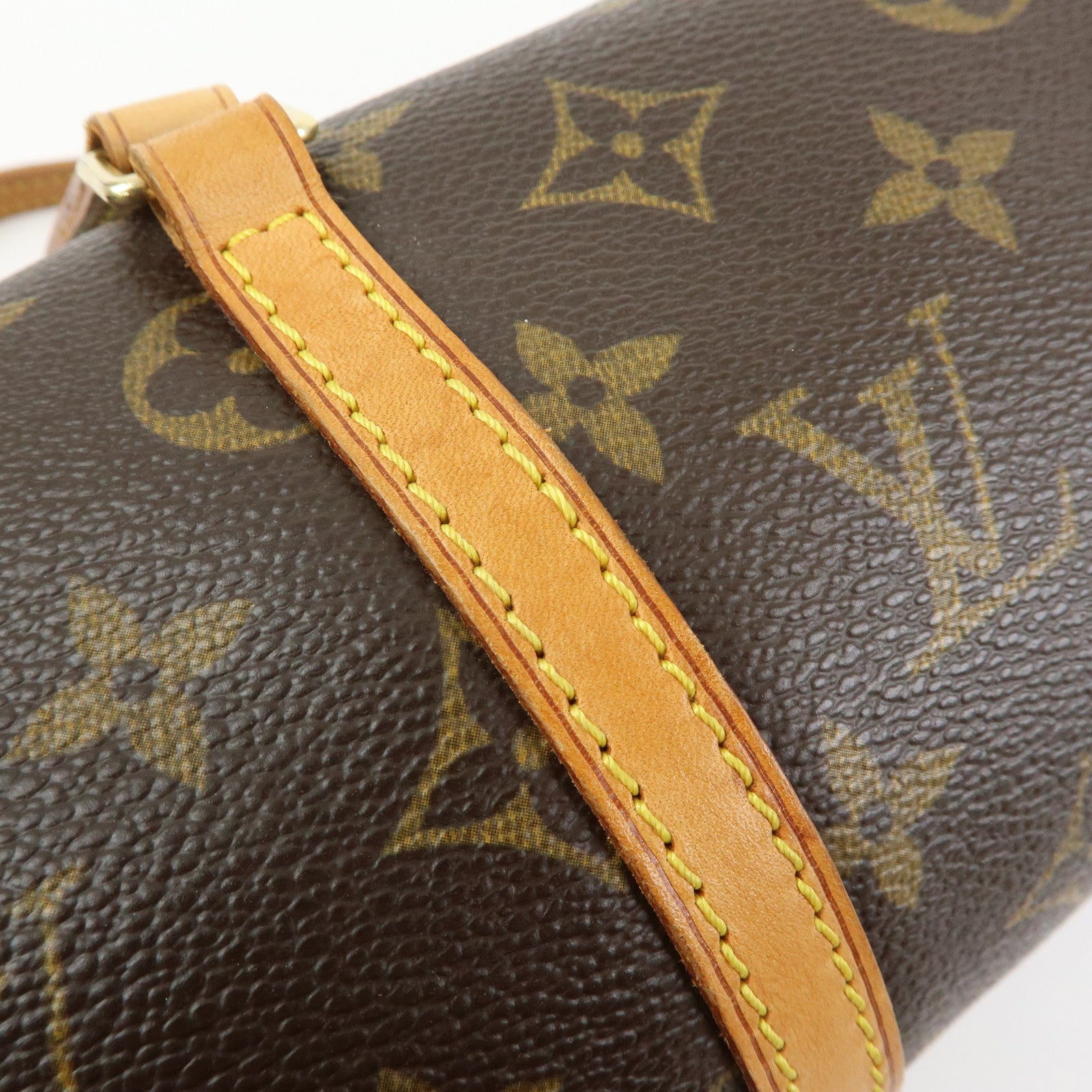 Louis Vuitton Monogram Papillon 26 Hand Bag Brown M51386