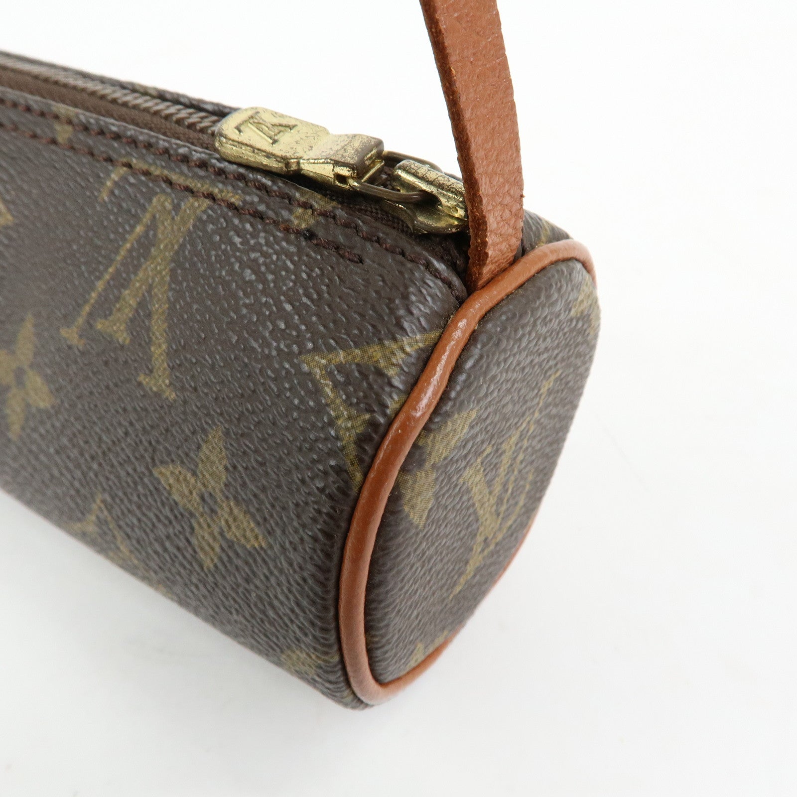 Louis Vuitton Monogram Canvas Mini Pouch for Papillon Bag Brown
