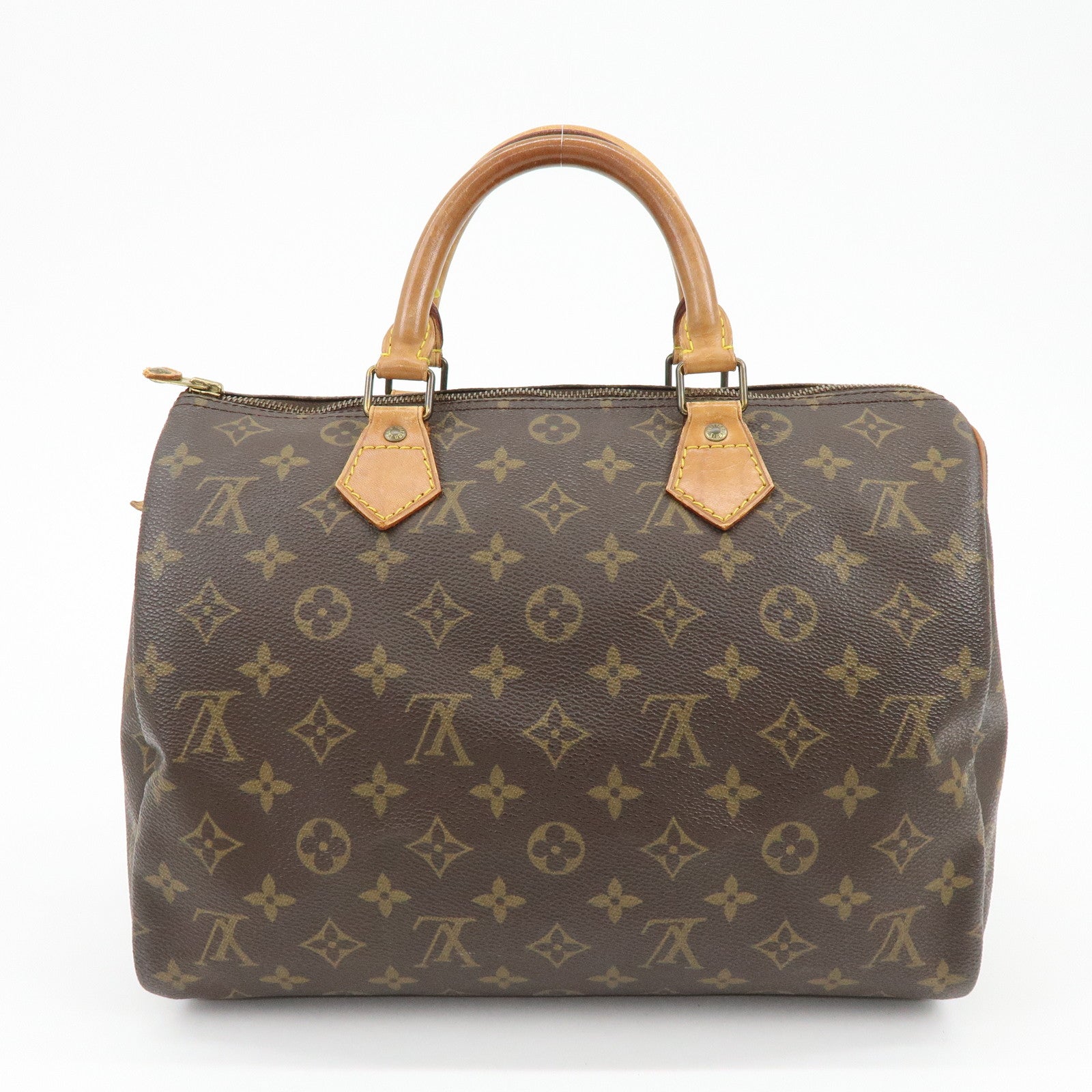 Louis Vuitton Monogram Speedy 30 Boston Bag Hand Bag Brown M41526