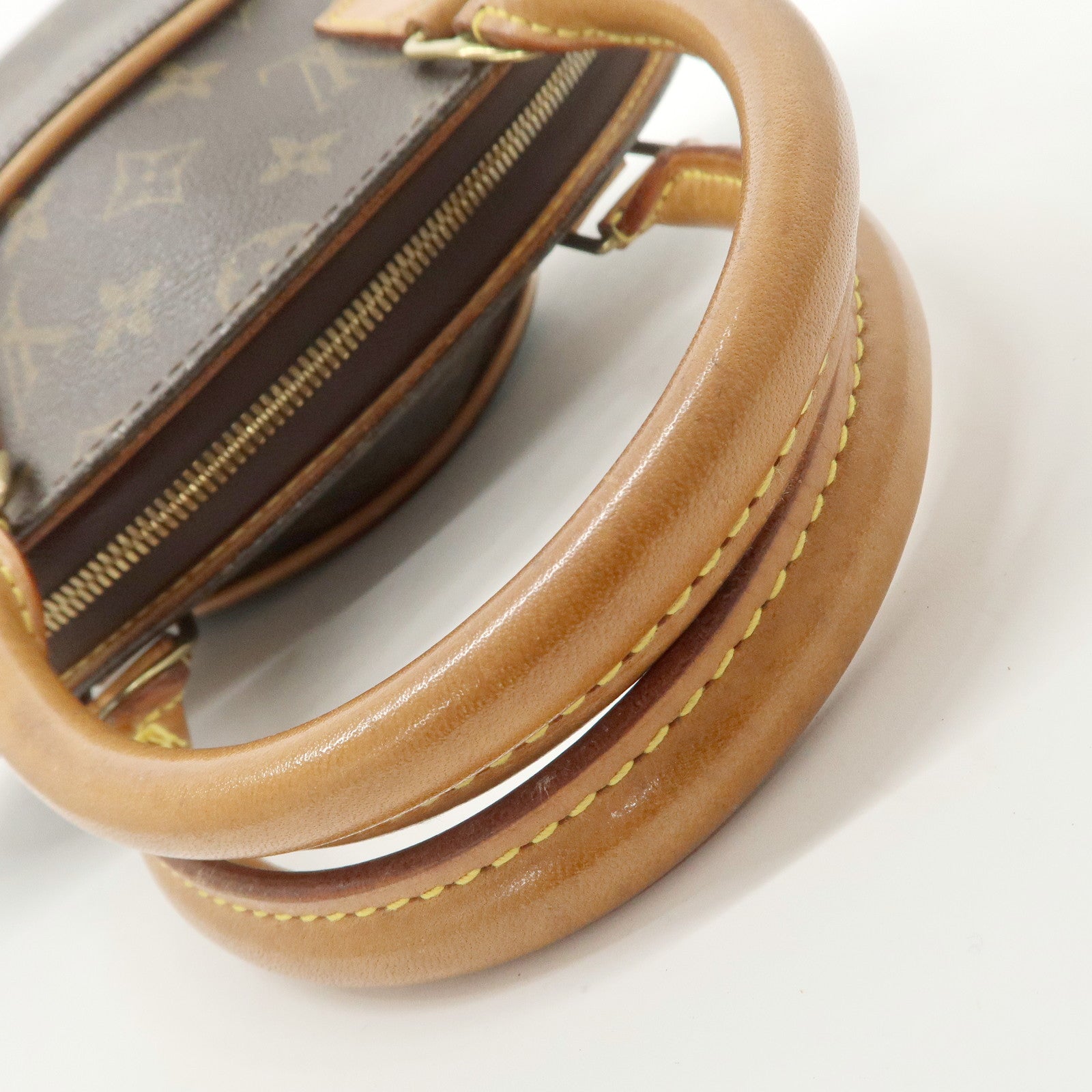 Louis Vuitton Monogram Canvas Ellipse PM Hand Bag Brown M51127