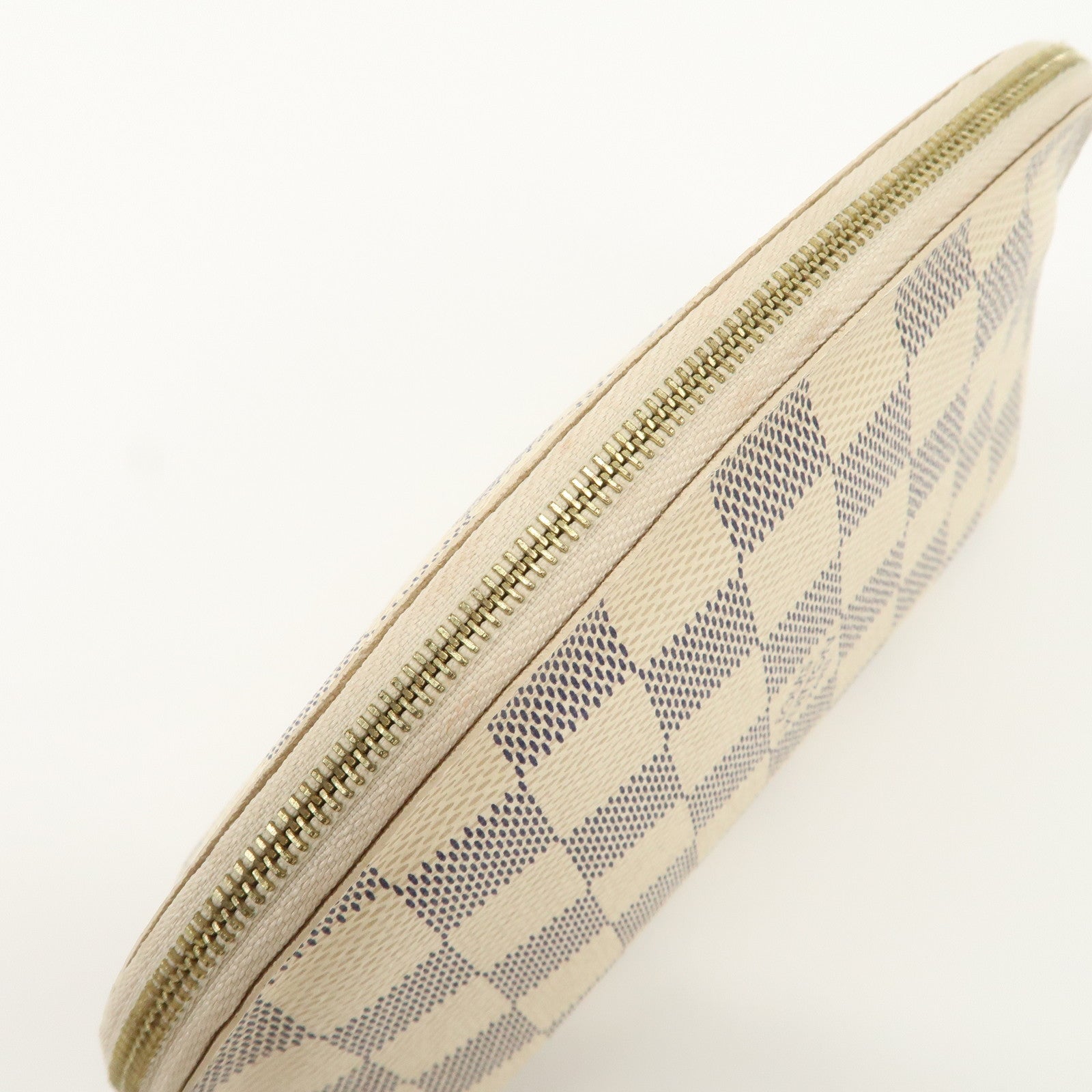 Louis Vuitton Damier Azur Pochette Cosmetic Pouch N60024
