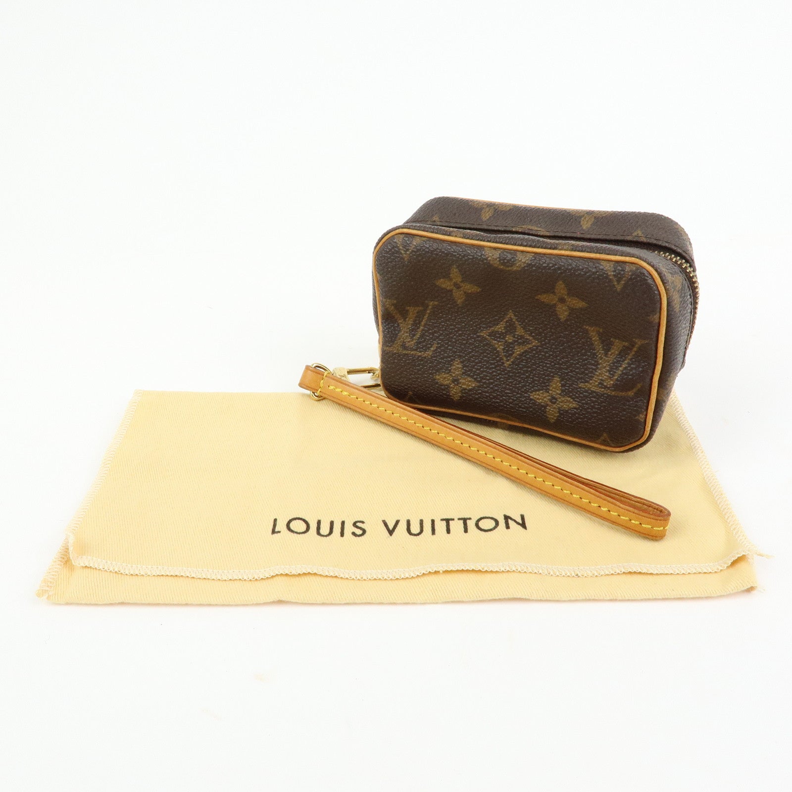 Louis Vuitton Monogram Trousses Wapity Mini Pouch Brown M58030
