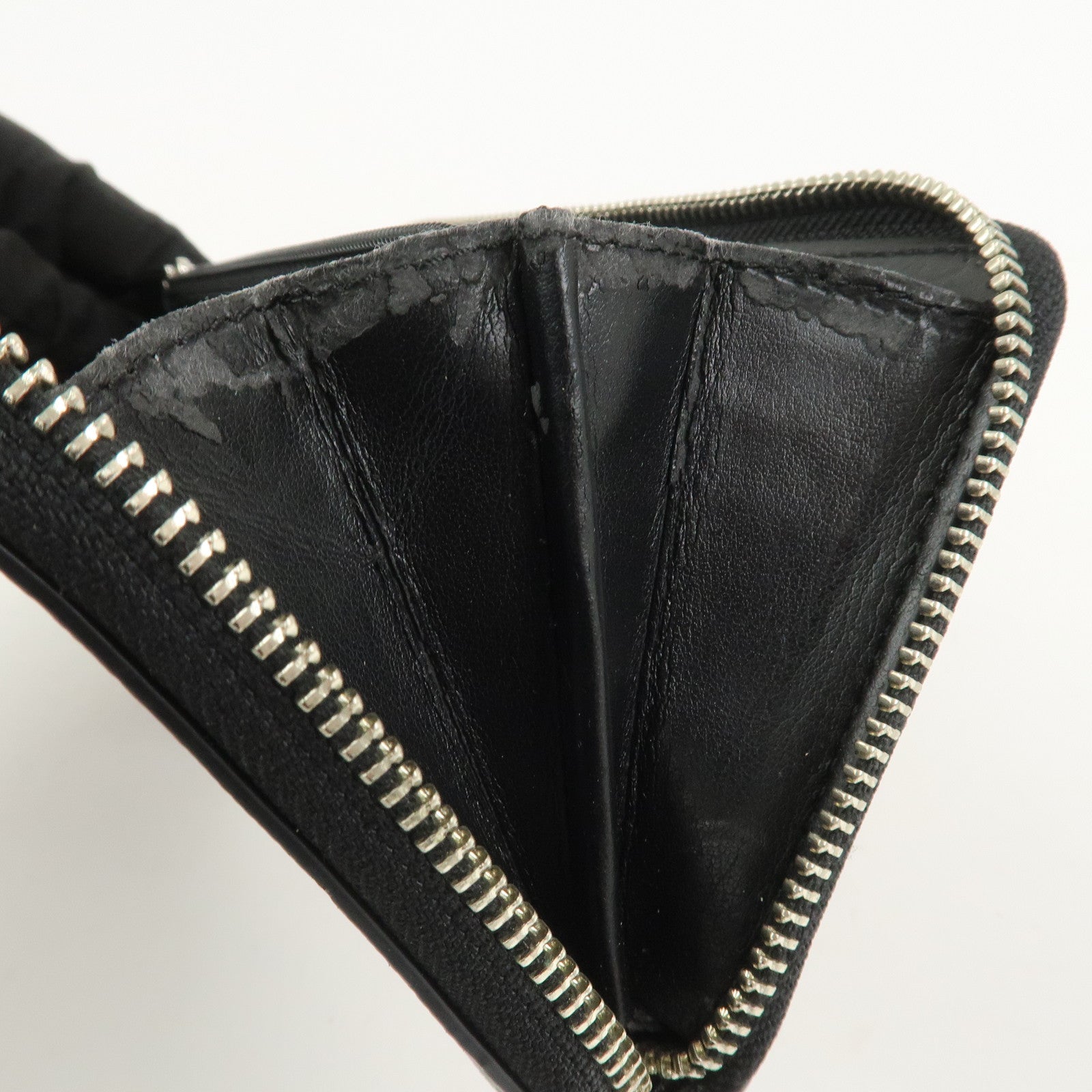 COACH Set of 3 Leather Canvas Long Wallets Black Multicolor