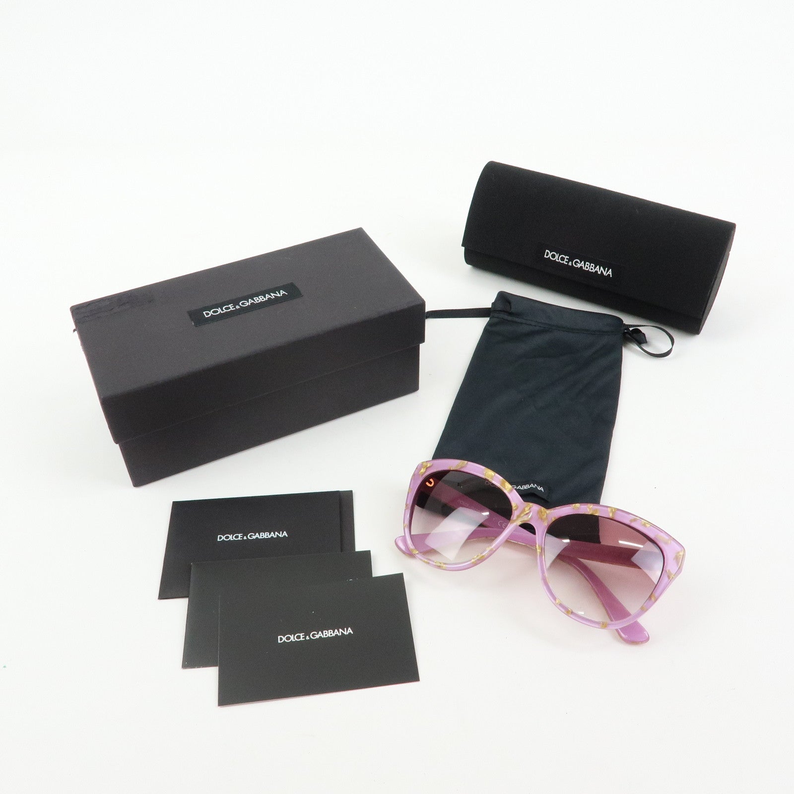 Dolce&Gabbana Plastic Sunglasses 56□17 140 2N Purple Gold DG4250