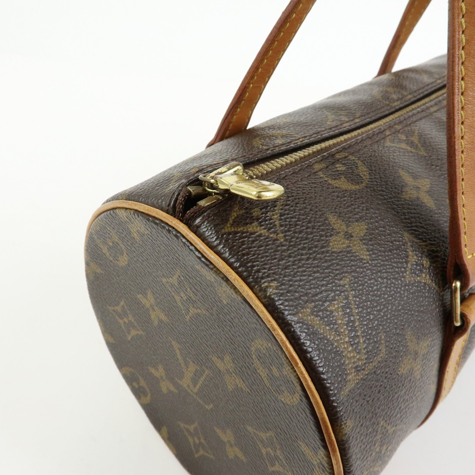 Louis Vuitton Monogram Papillon 26 Hand Bag Brown M51386
