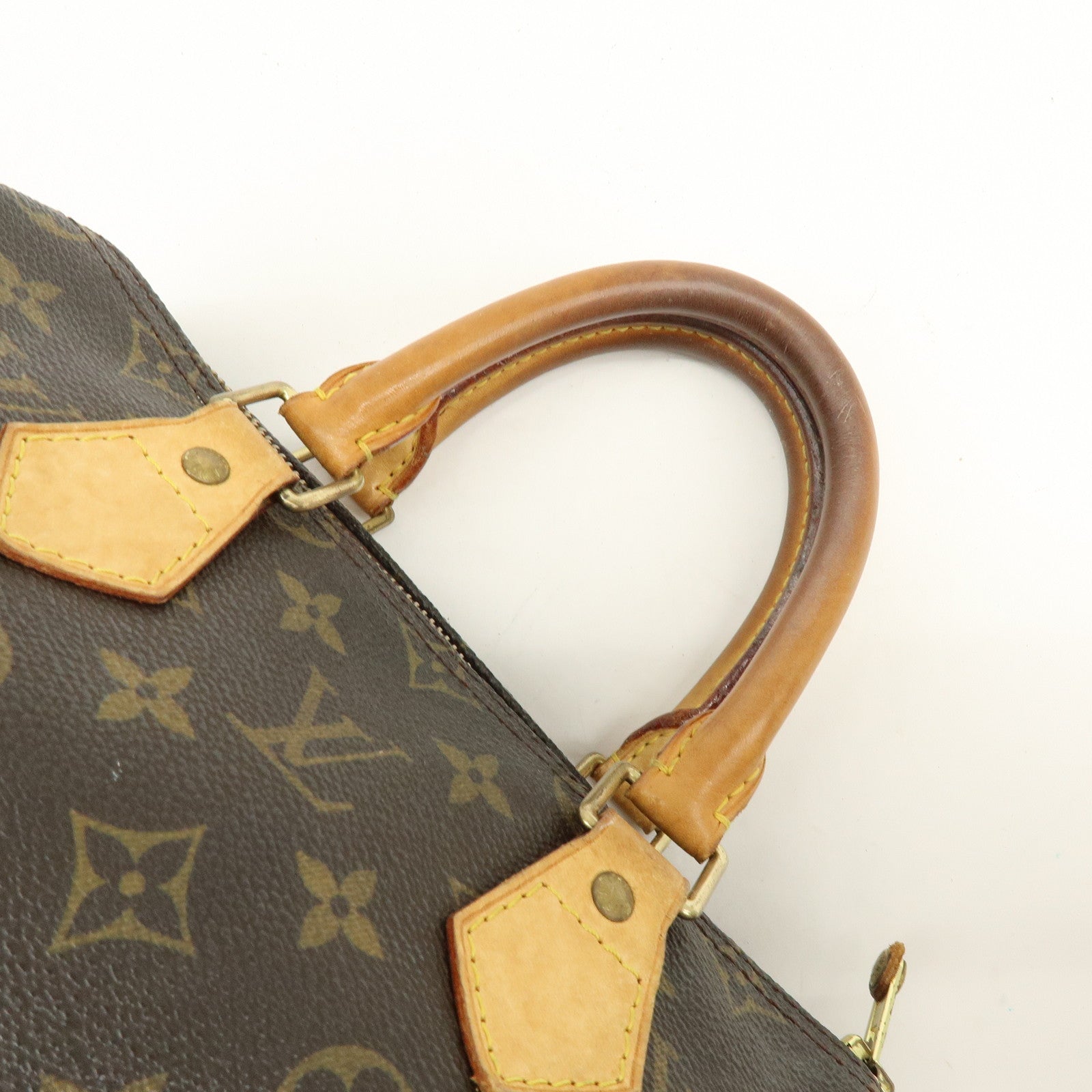 Louis Vuitton Monogram Speedy 25 Boston Bag Hand Bag Brown M41528