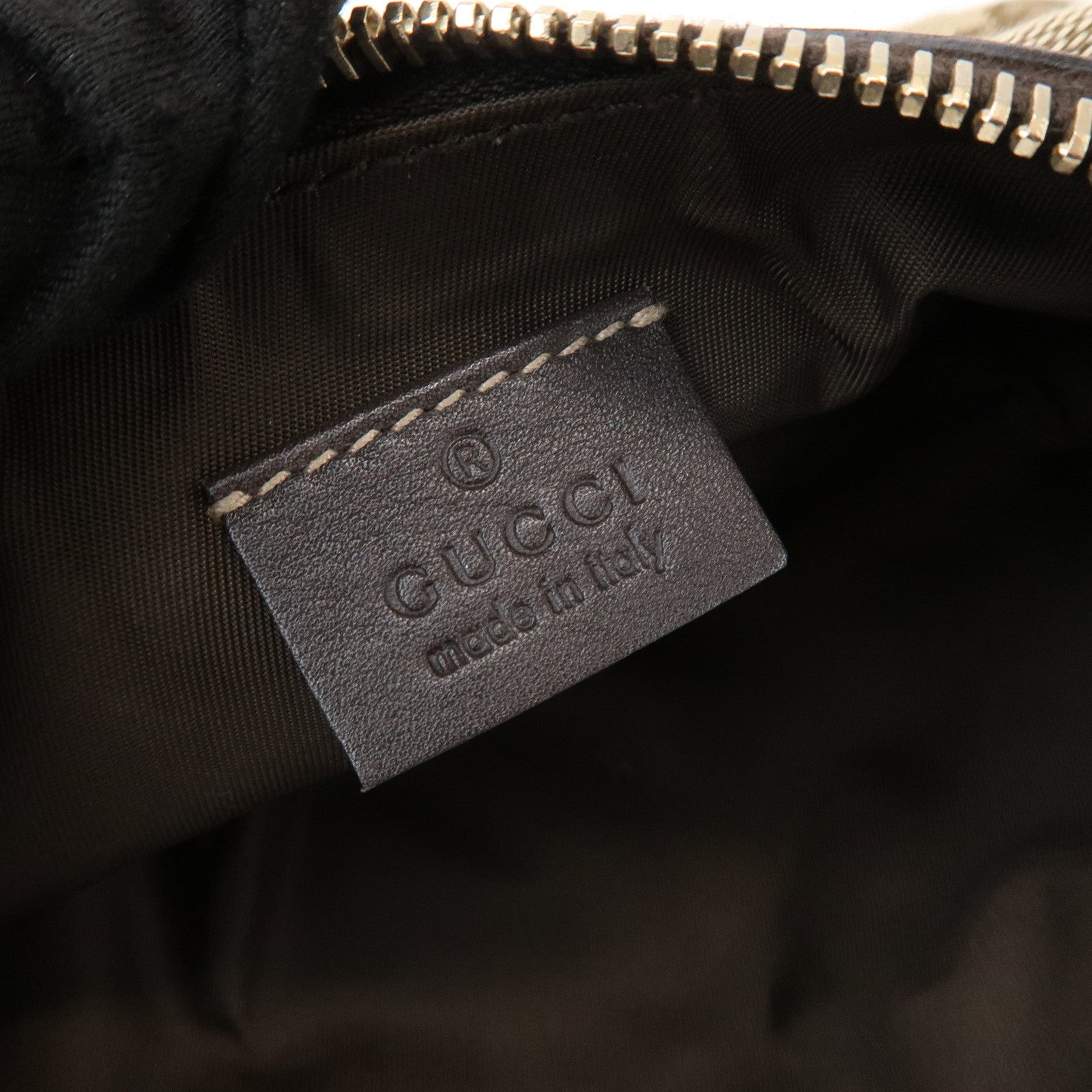 GUCCI Lovely Heart GG Canvas Leather Hand Bag Shoulder Bag 245938