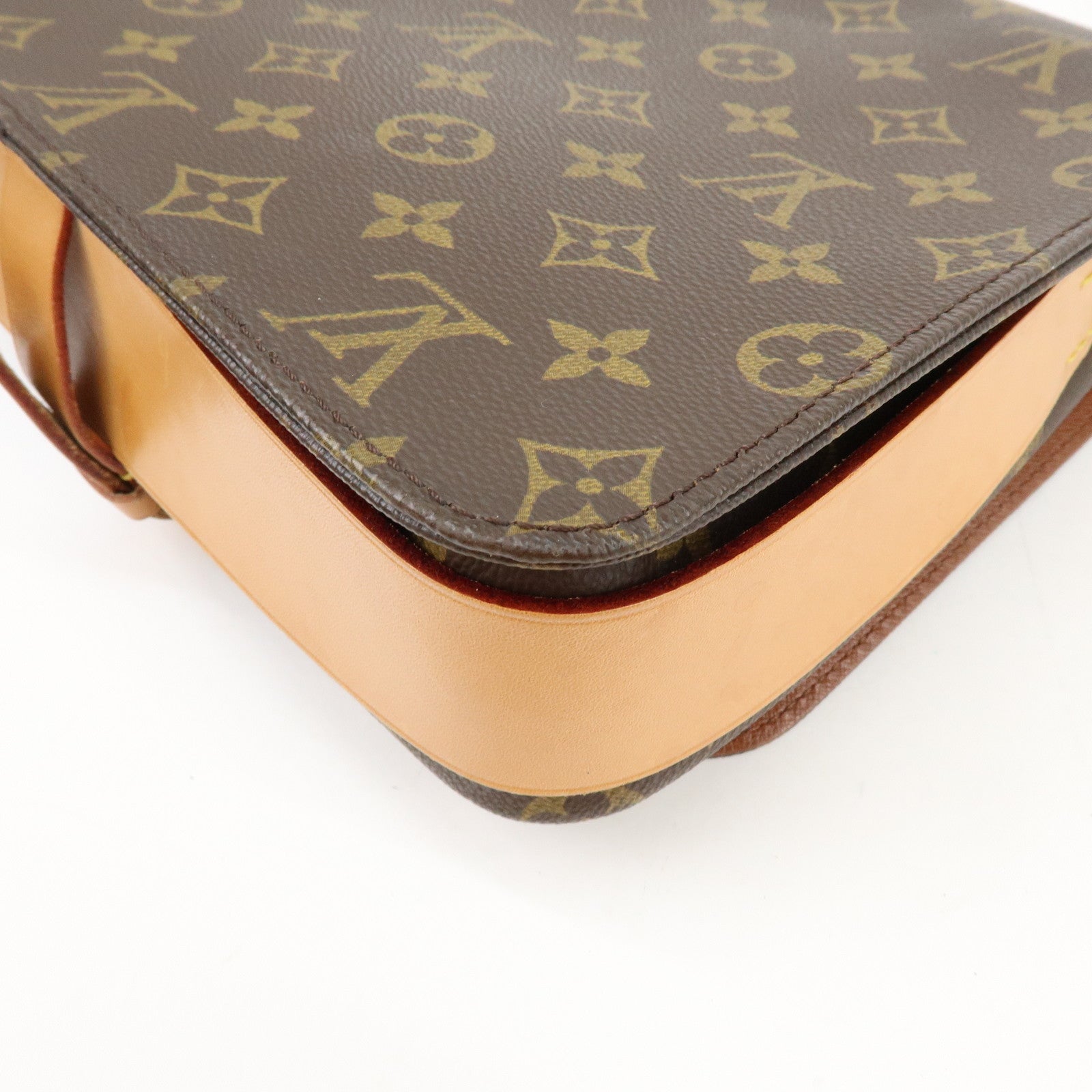 Louis Vuitton Monogram Cartouchiere GM Shoulder Bag Brown M51252