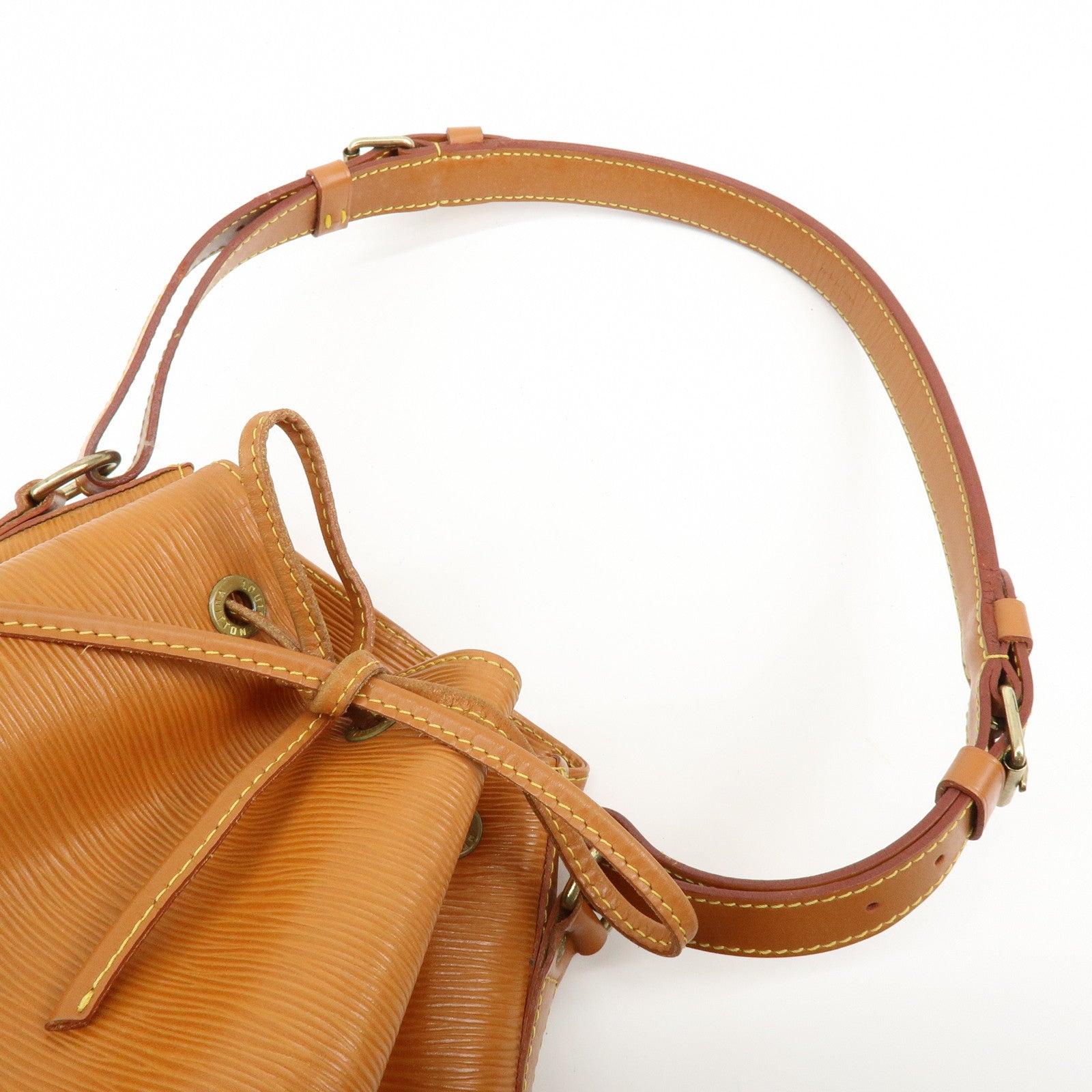 Louis Vuitton Epi Leather Noe Shoulder Bag Zipang Gold M44008