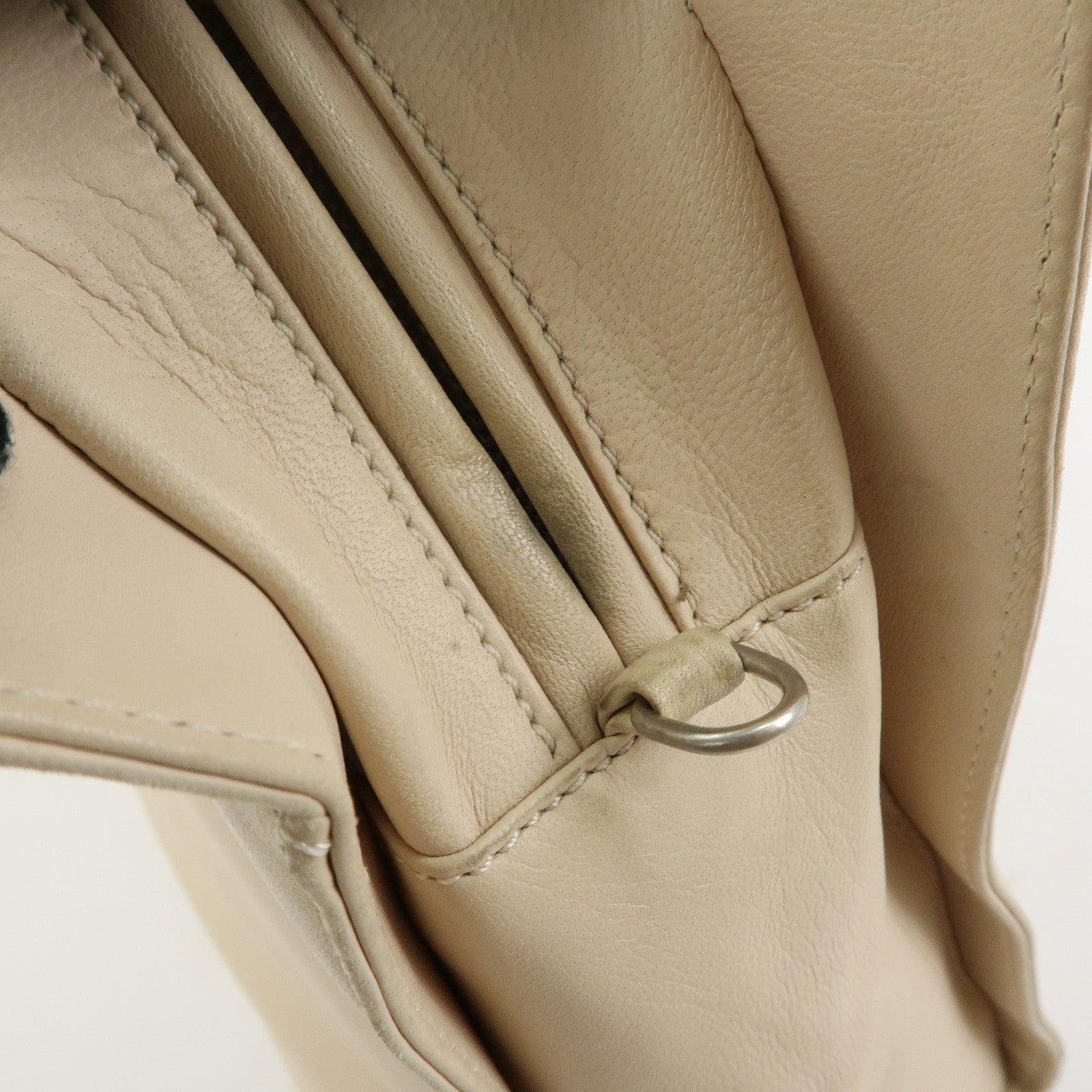 LOEWE Anagram Nappa Leather 2Way Bag Hand Shoulder Bag Ivory