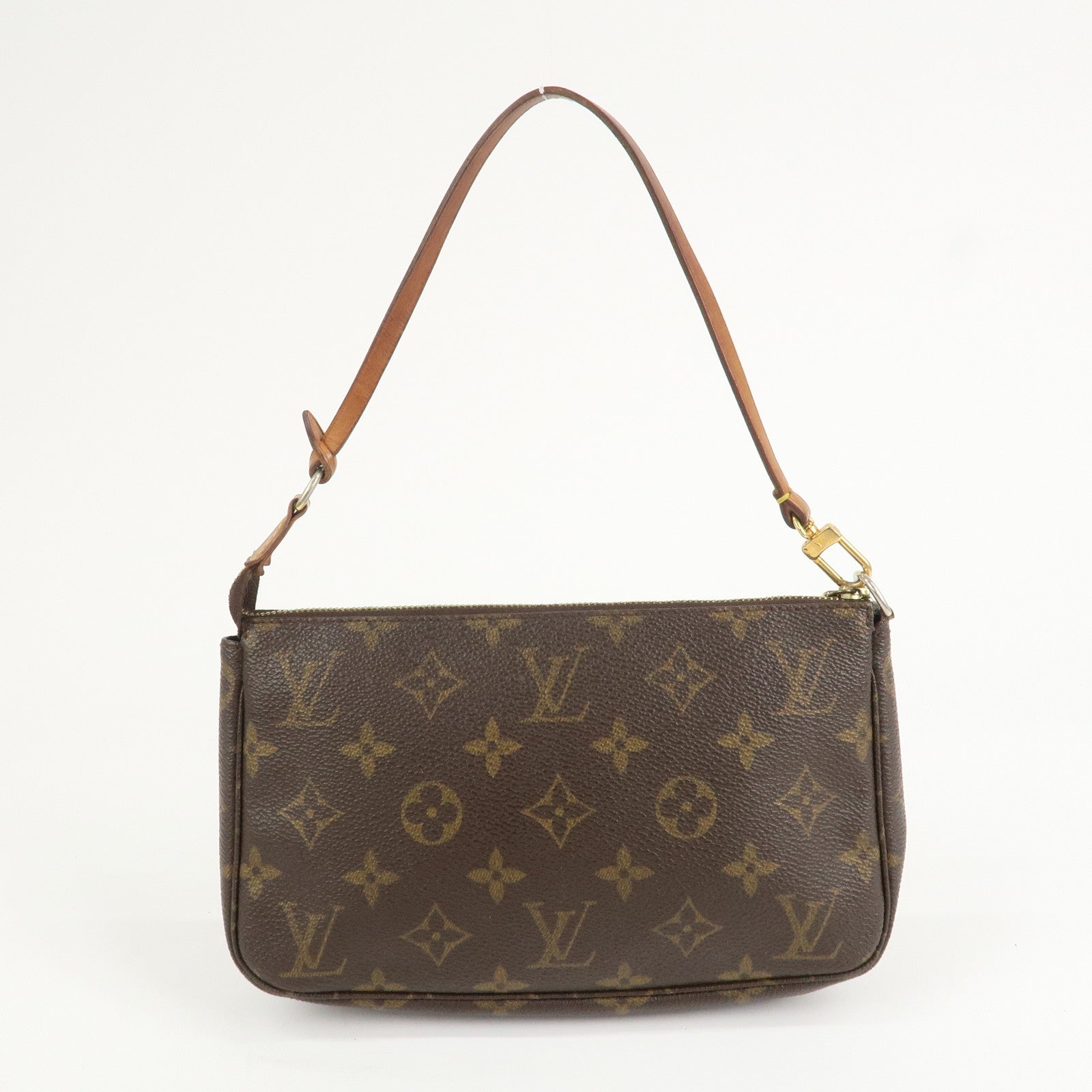 Louis Vuitton Monogram Pochette Accessoires Hand Bag Brown M51980