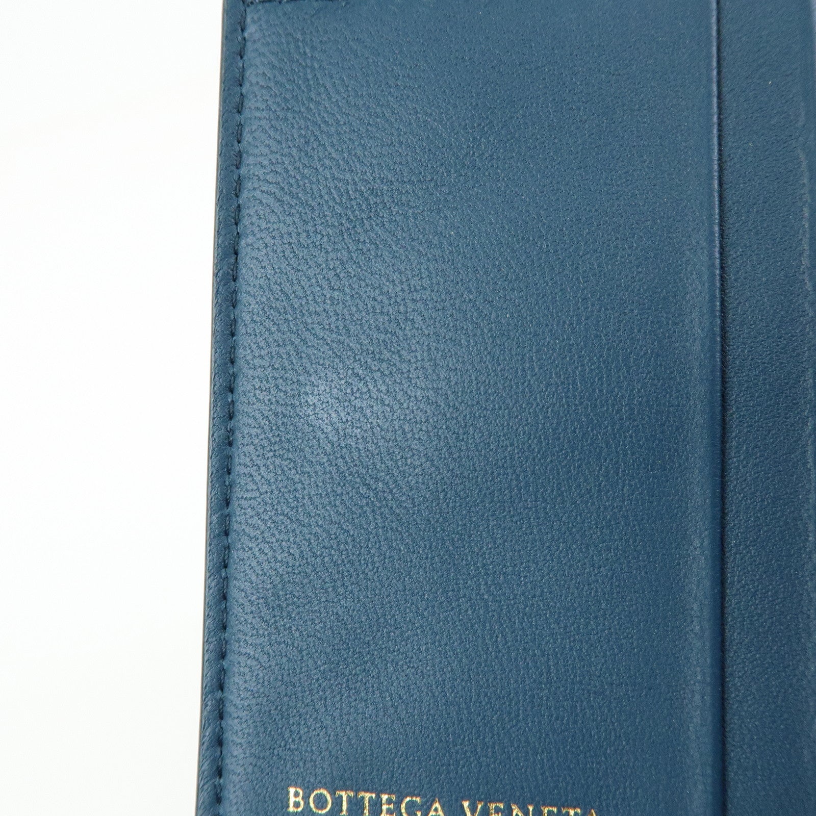 BOTTEGA VENETA Intrecciato Leather Bi-fold Comact Wallet 547441