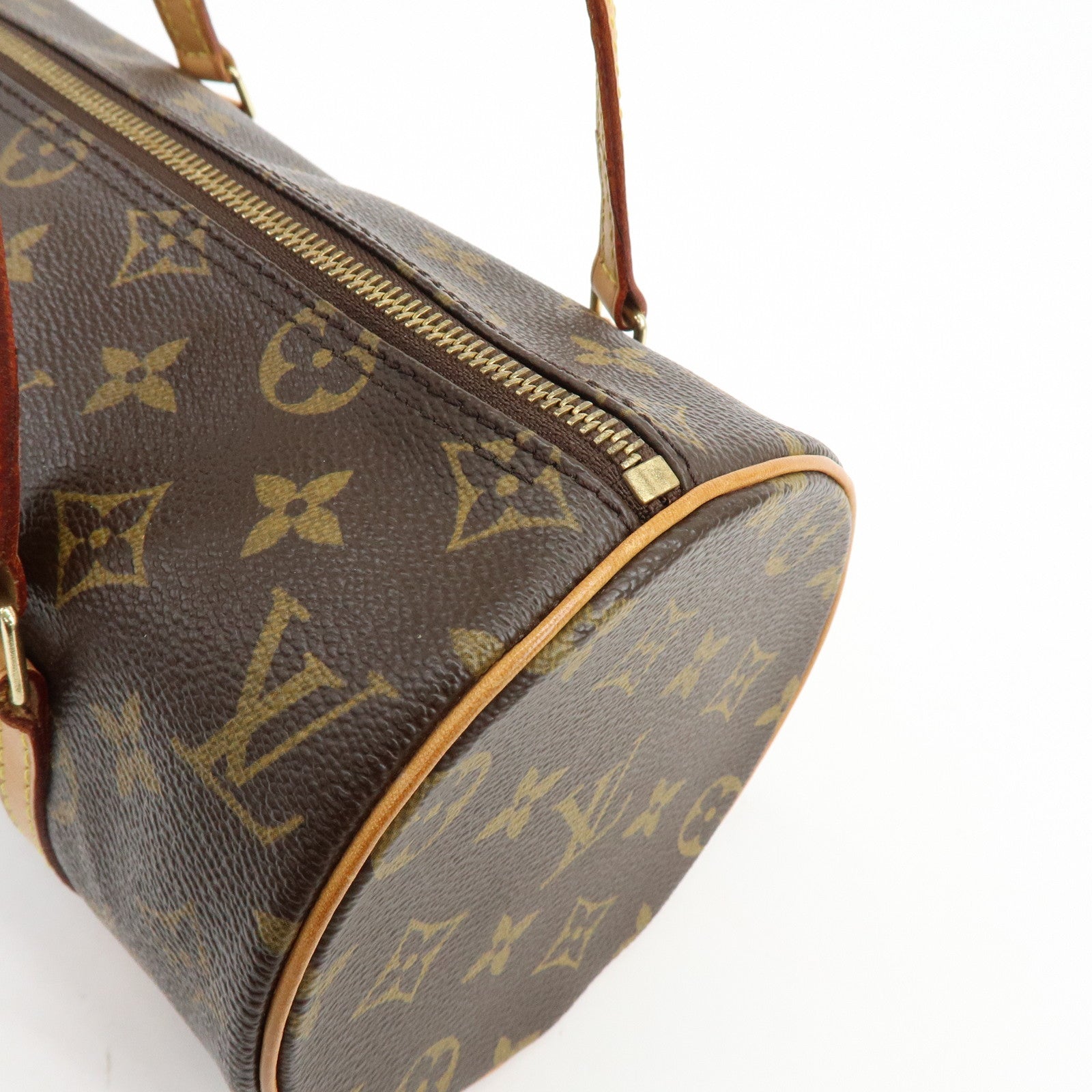 Louis Vuitton Monogram Papillon 26 Hand Bag Brown M51386