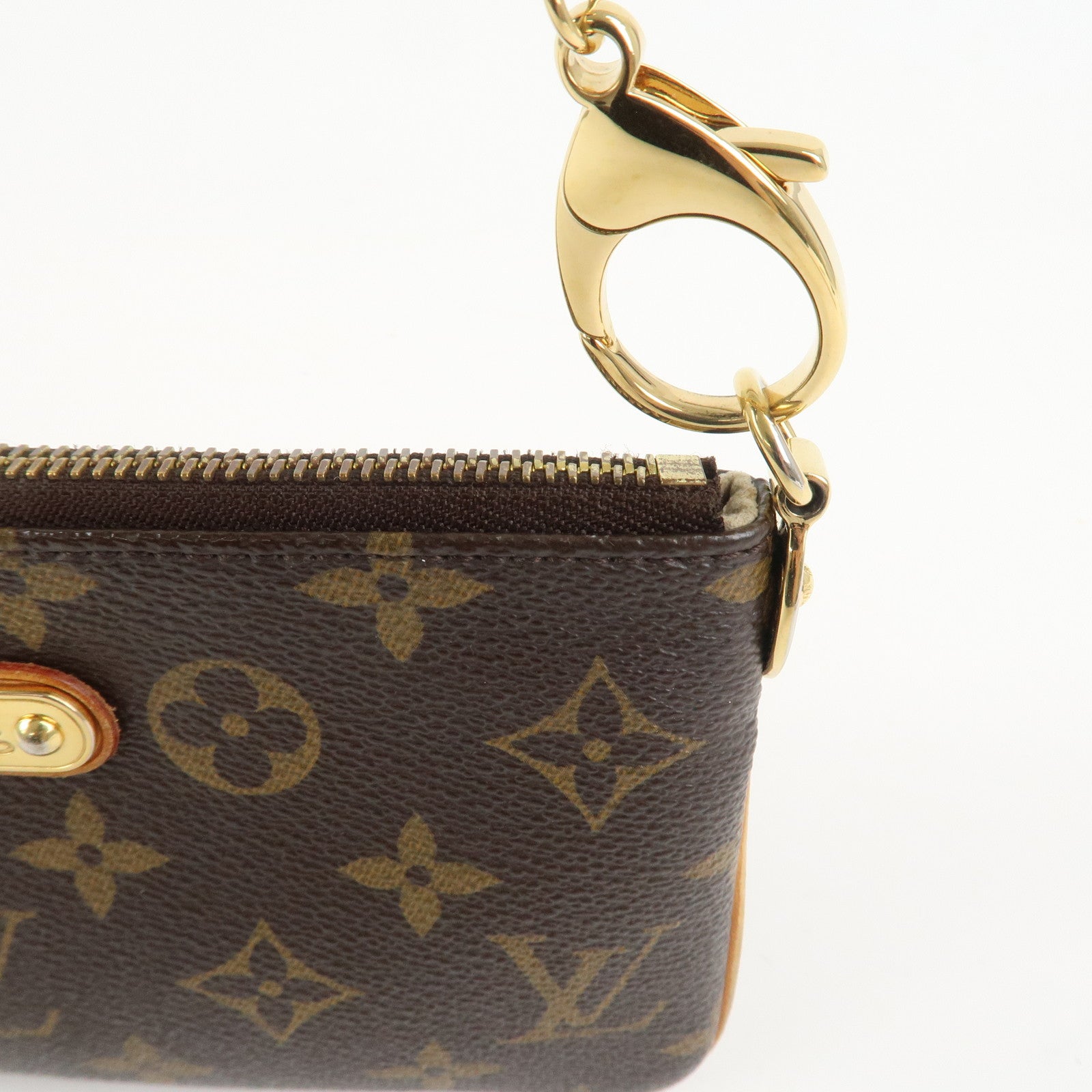 Louis Vuitton Monogram Pochette Milla MM Chain Hand Bag M60094
