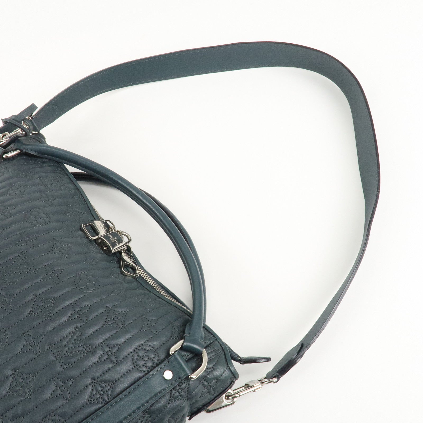 Louis Vuitton Monogram Antia Ixia MM Hand Bag Shoulder Bag Used