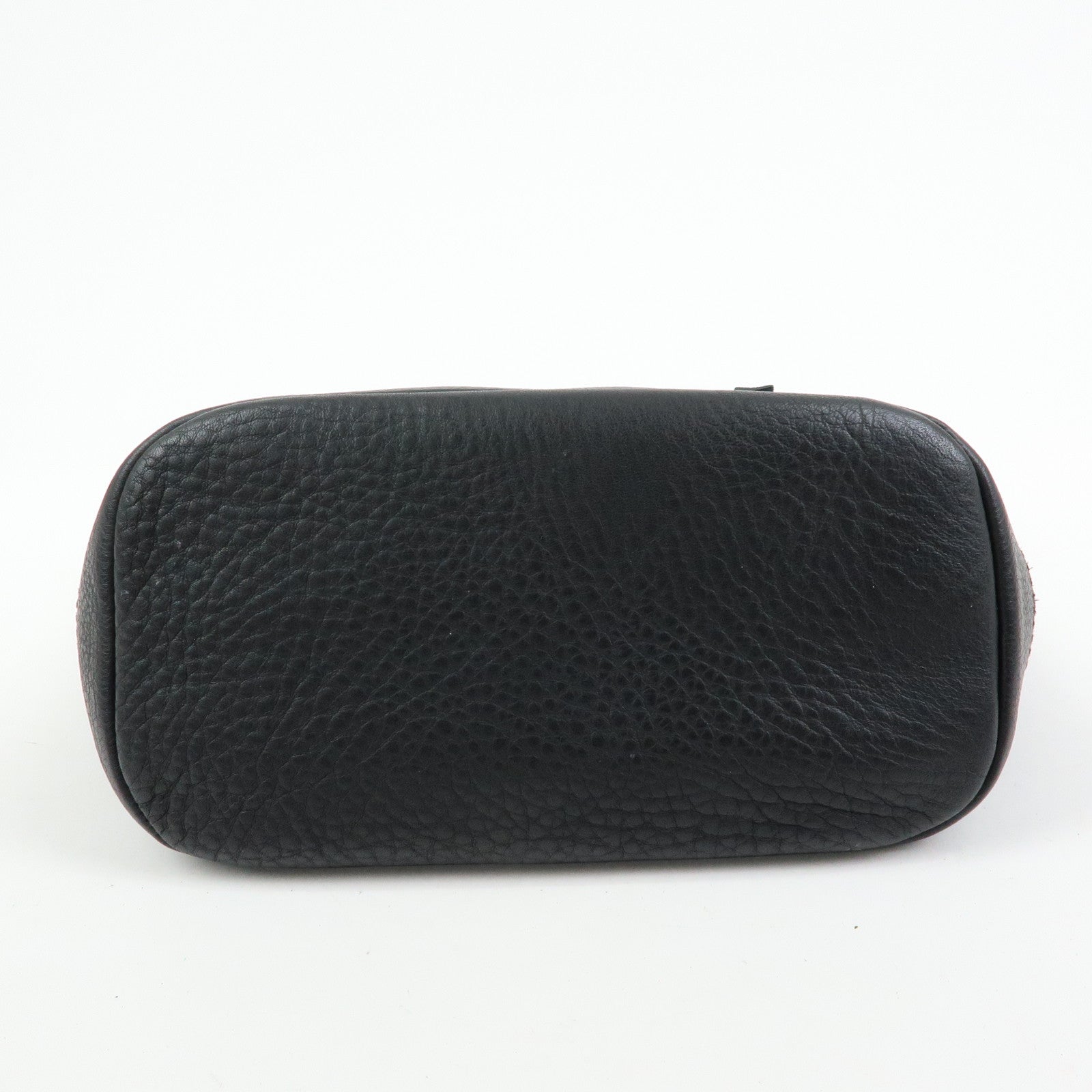 MIU MIU Suede Leather Shoulder Bag Crossbody Bag Black