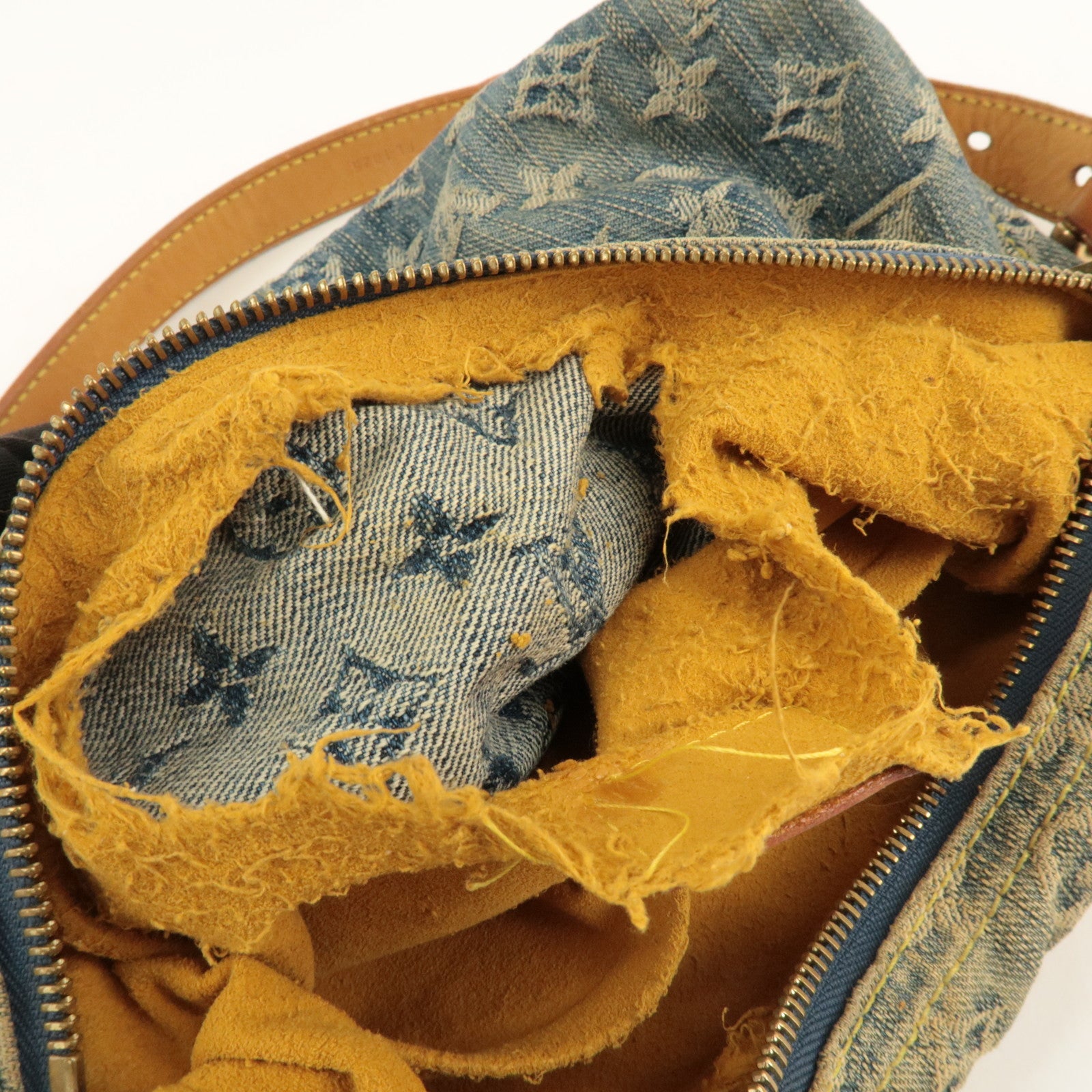 Louis Vuitton Monogram Denim Baggy PM 2Way Shoulder Bag M95049