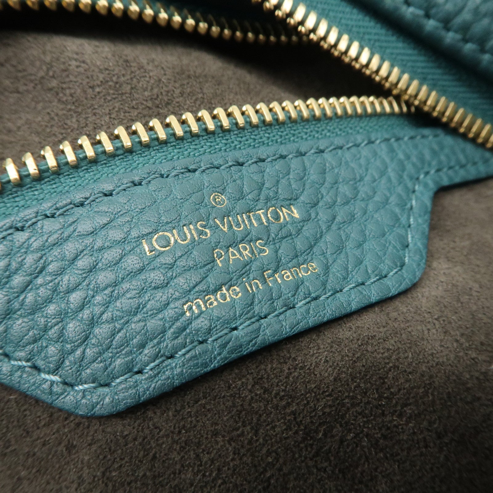 Louis Vuitton Monogram Mahina Selene MM Shoulder Bag Lagon M93986